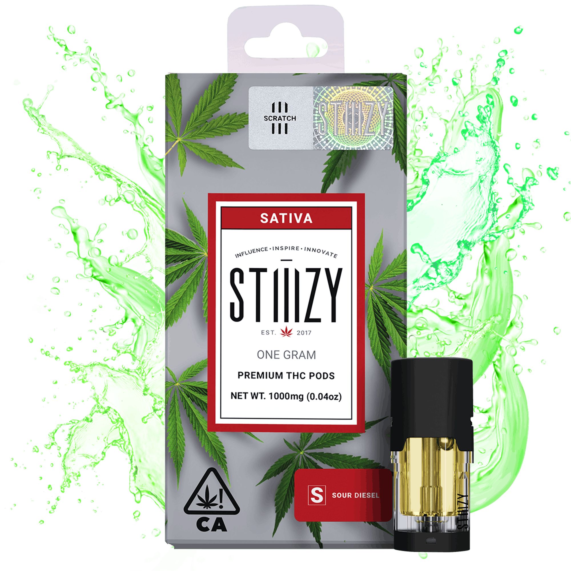 DNU - V3 - STIIIZY - ORG Pods - Sour Diesel - 1g