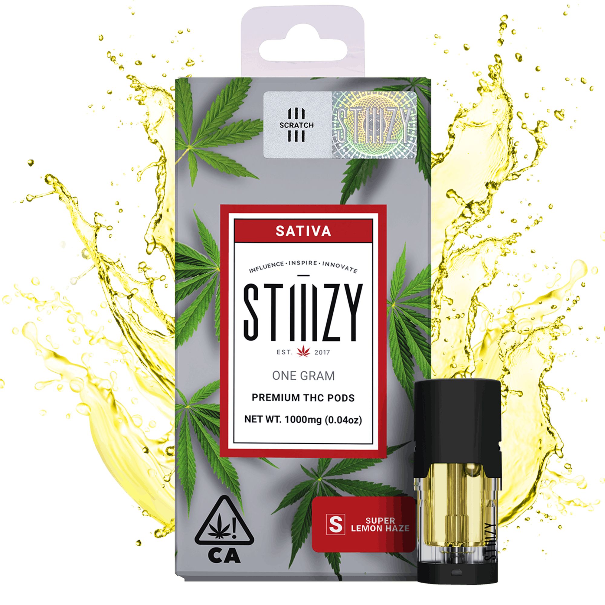 DNU - V3 - STIIIZY - ORG Pods - Super Lemon Haze - 1g