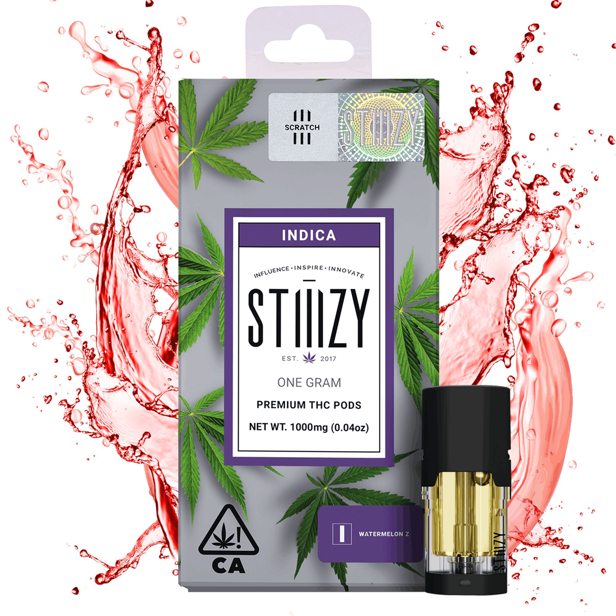 DNU - V3 - STIIIZY - ORG Pods - Watermelon Z - 1g