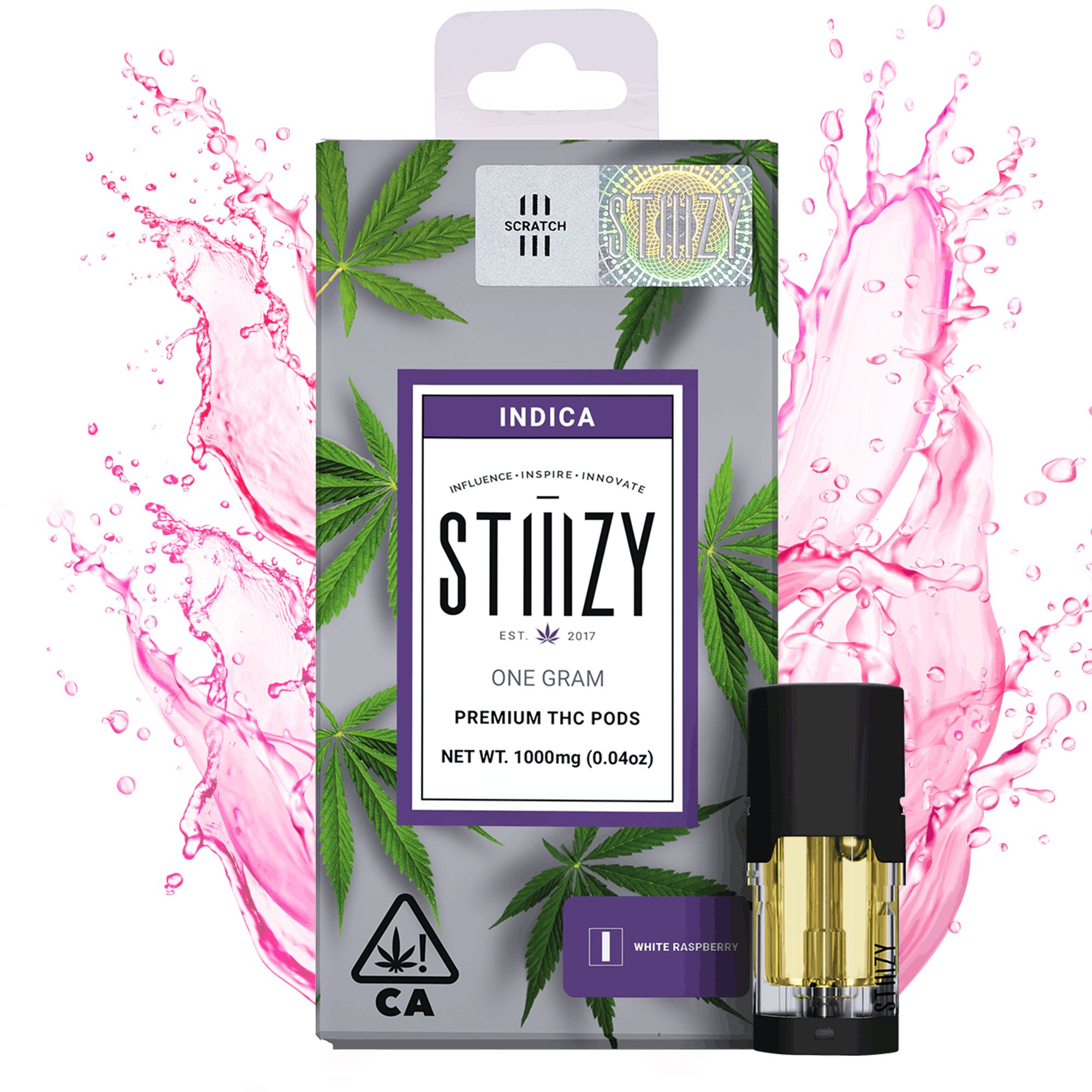 DNU - V3 - STIIIZY - ORG Pods - White Raspberry - 1g