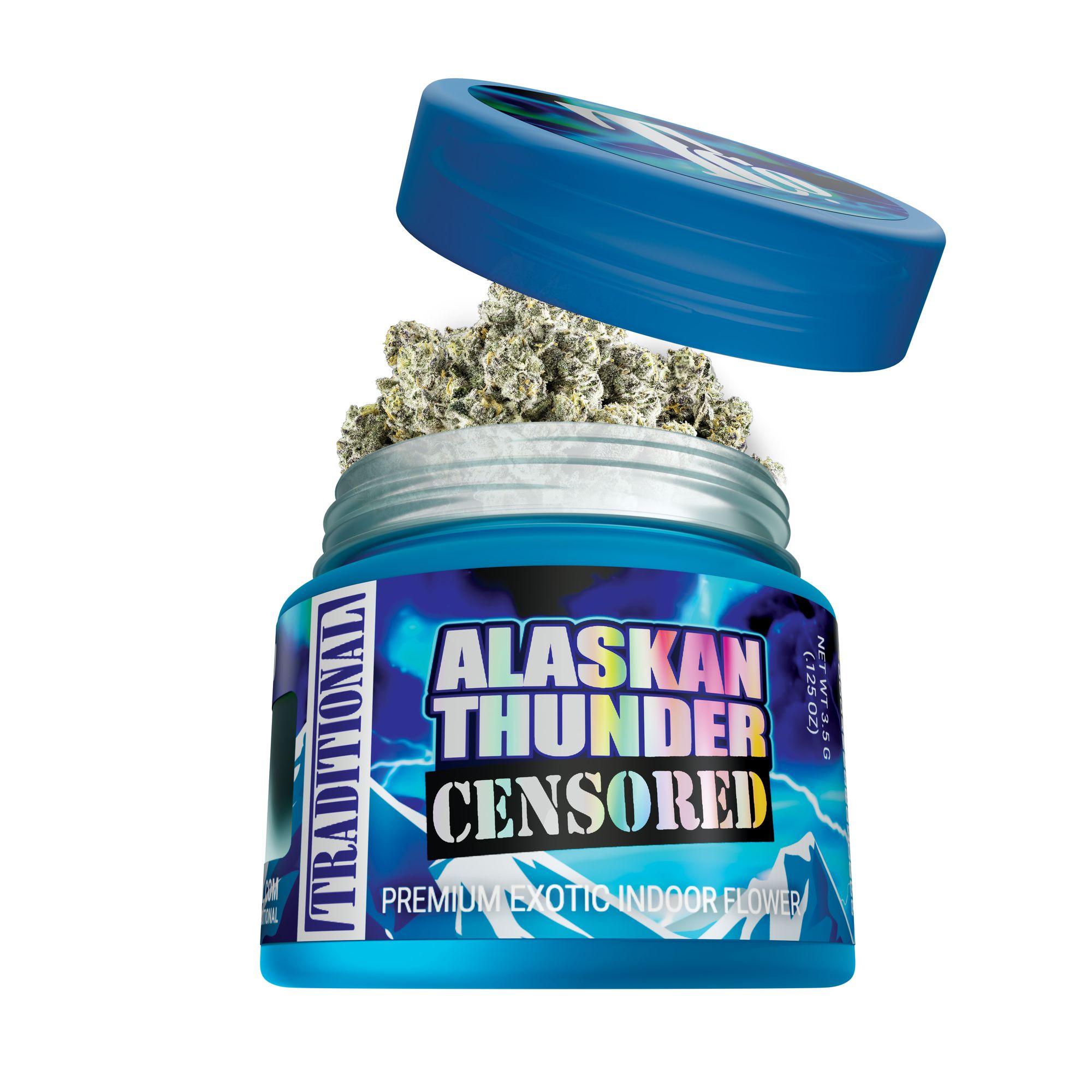 TRADITIONAL - INDOOR FLOWER - ALASKAN THUNDER CENSORED - 3.5G