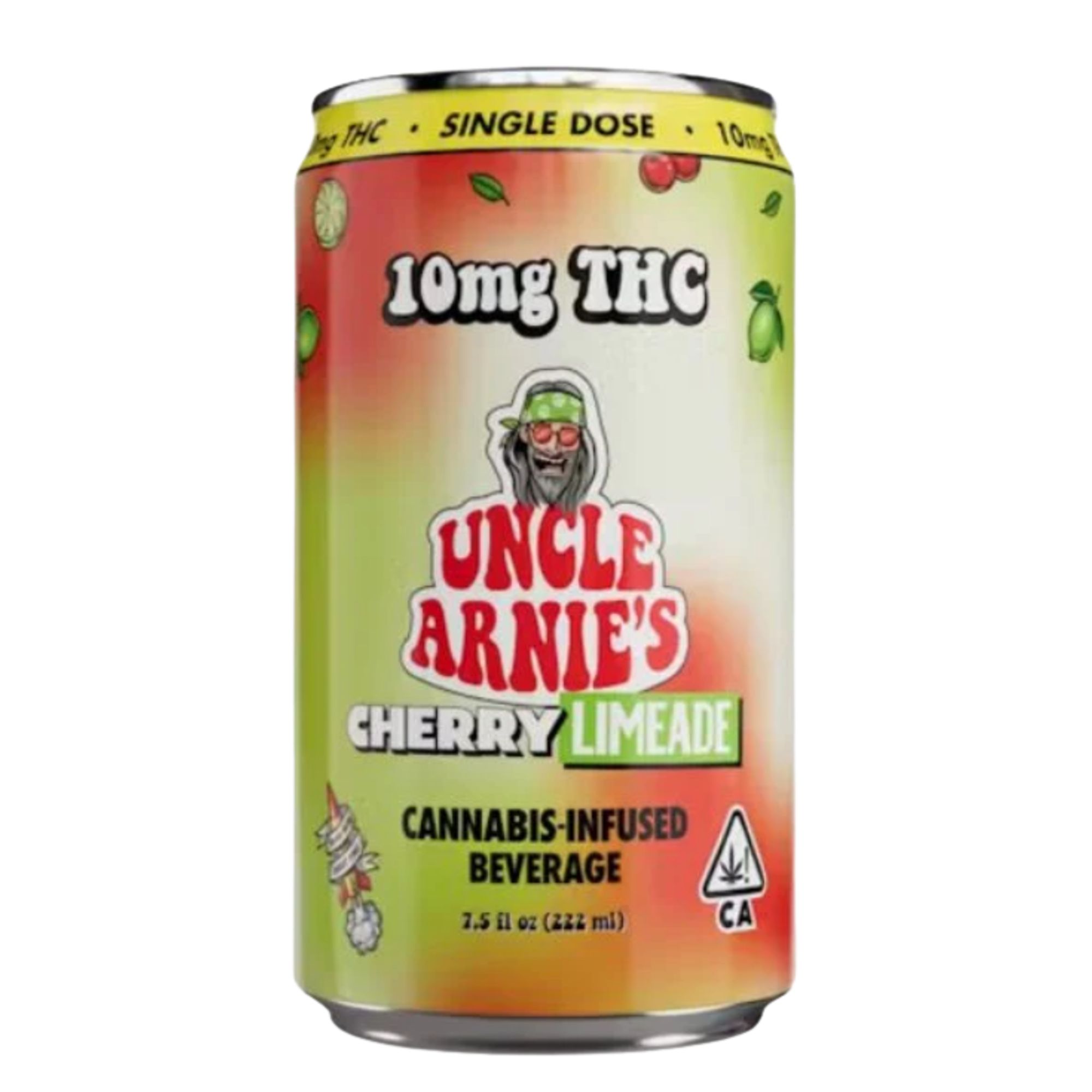 UNCLE ARNIES - THC BEVERAGE - CHERRY LIMEADE - 10MG