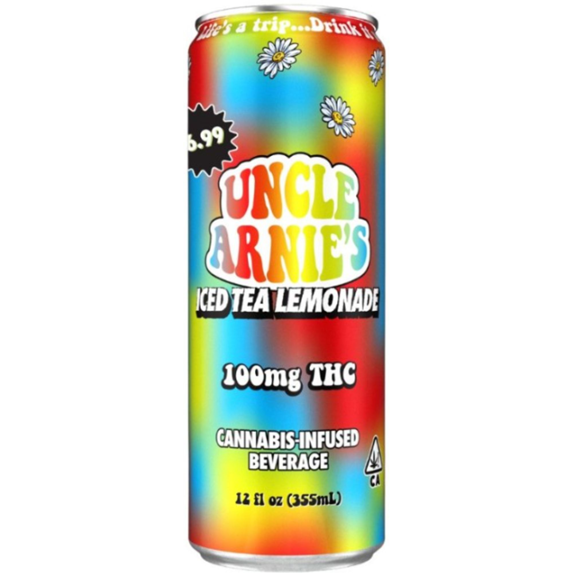UNCLE ARNIES - THC SOFT DRINK - ICED TEA LEMONADE - 100MG