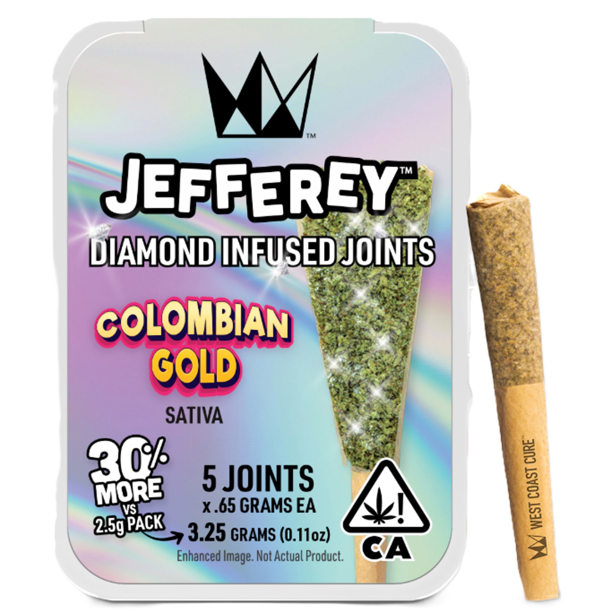 WEST COAST CURE - INFUSED PREROLL MULTIPACK - COLOMBIAN GOLD - 3.25G