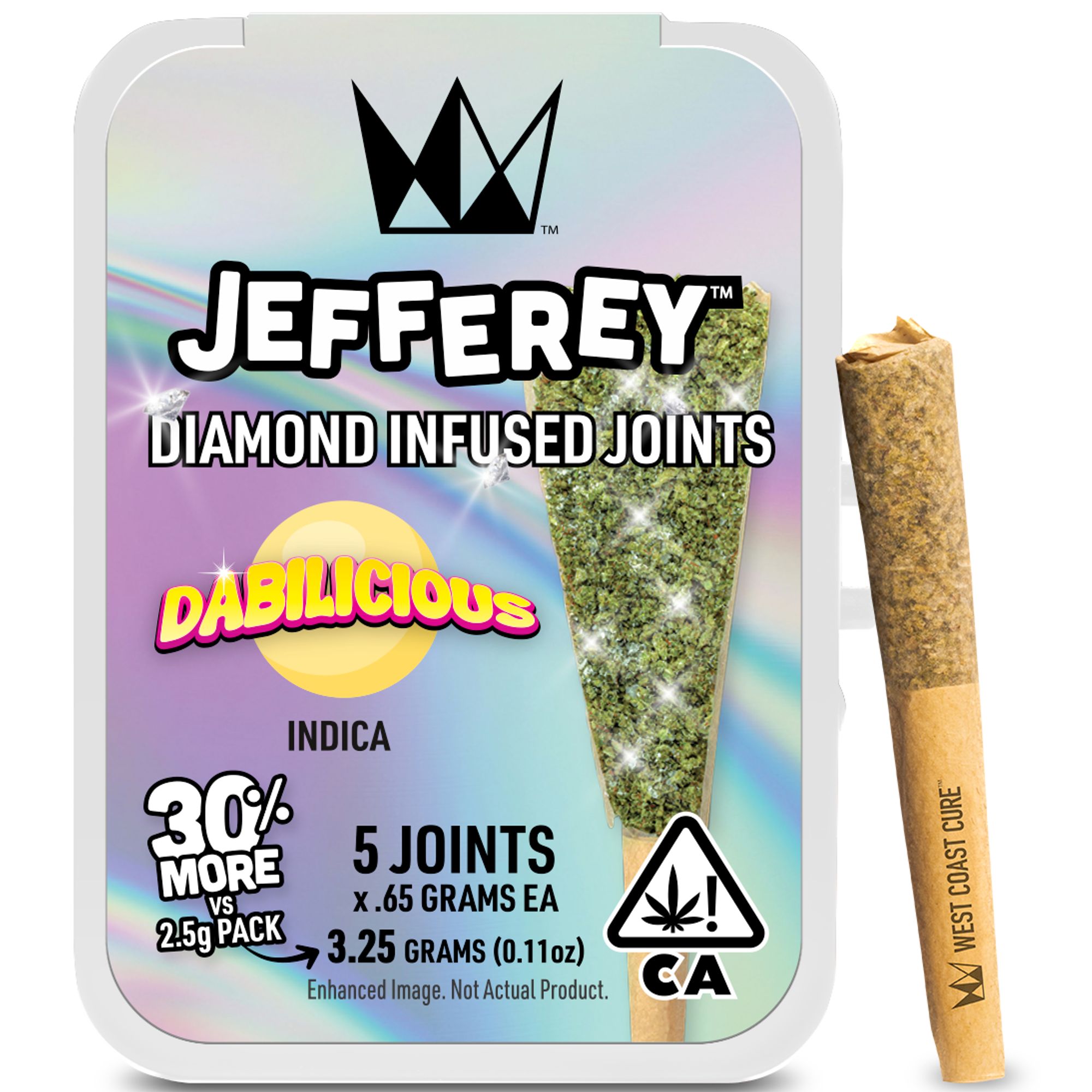 WEST COAST CURE - INFUSED PREROLL MULTIPACK - DABILICIOUS - 3.25G