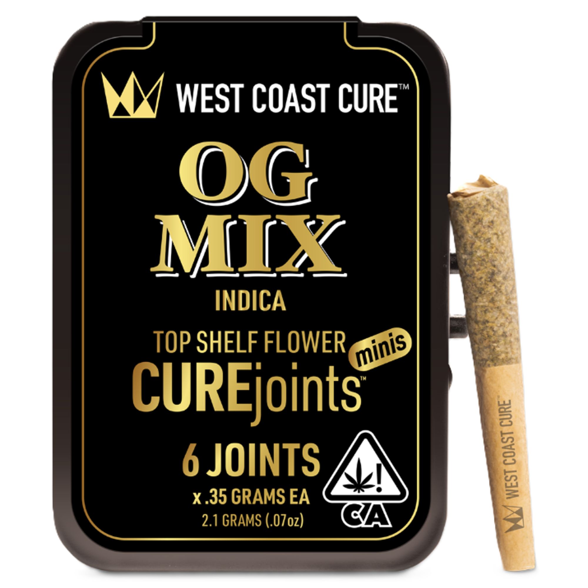 WEST COAST CURE - MIXED LIGHT PREROLL MULTIPACK - OG MIX - 2.1G