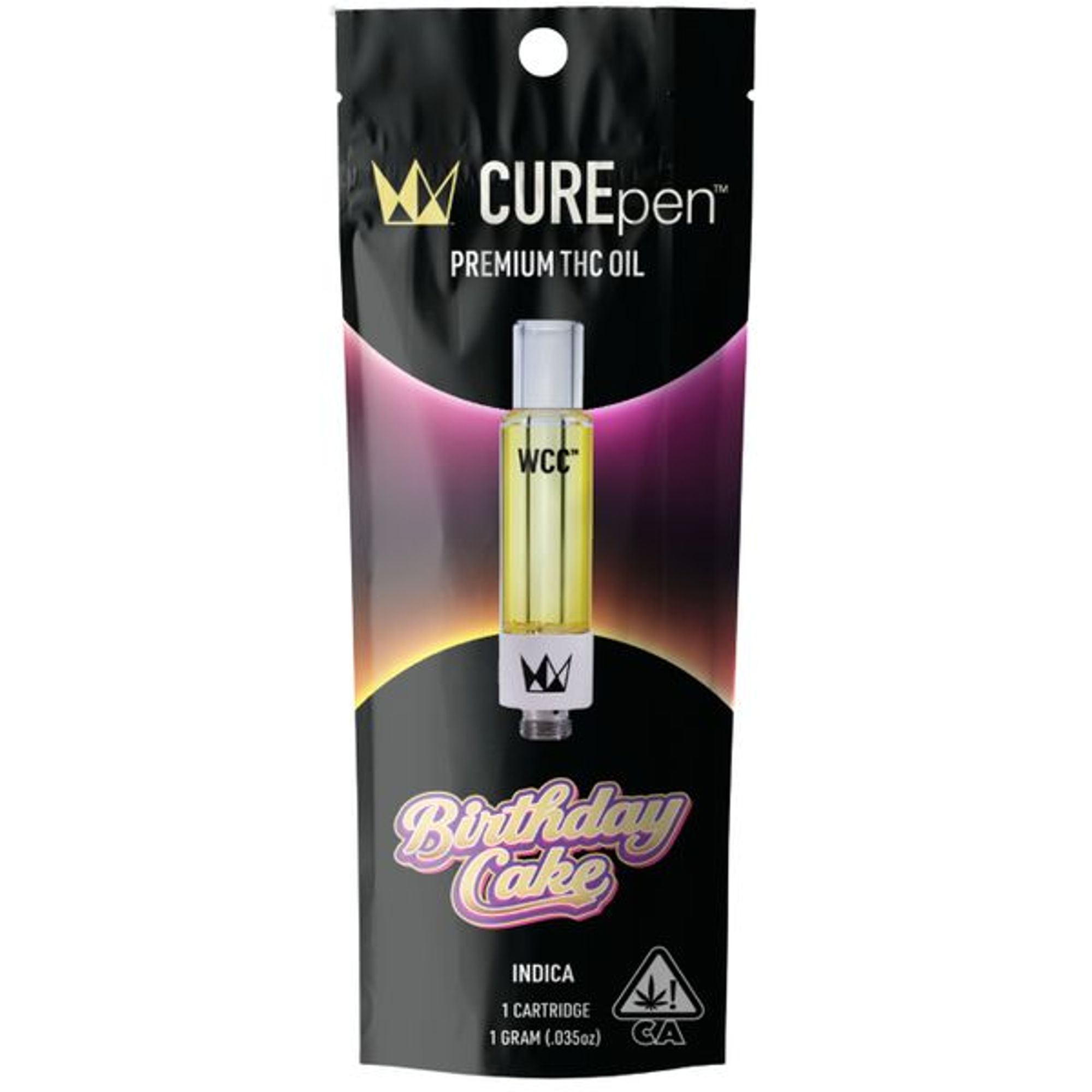 WEST COAST CURE - THC VAPE - BIRTHDAY CAKE - 1G