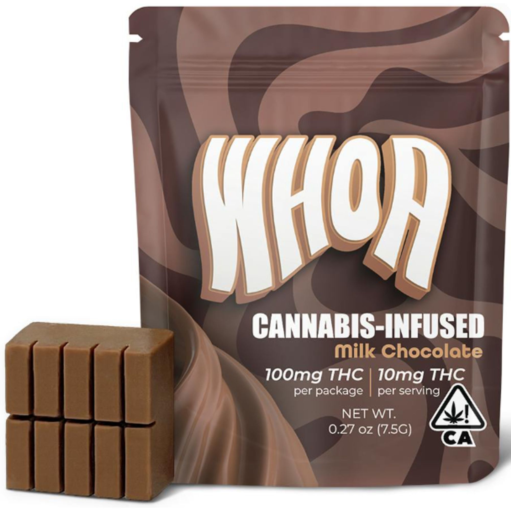 WHOA - THC CHOCOLATE - MILK CHOCOLATE - 100MG
