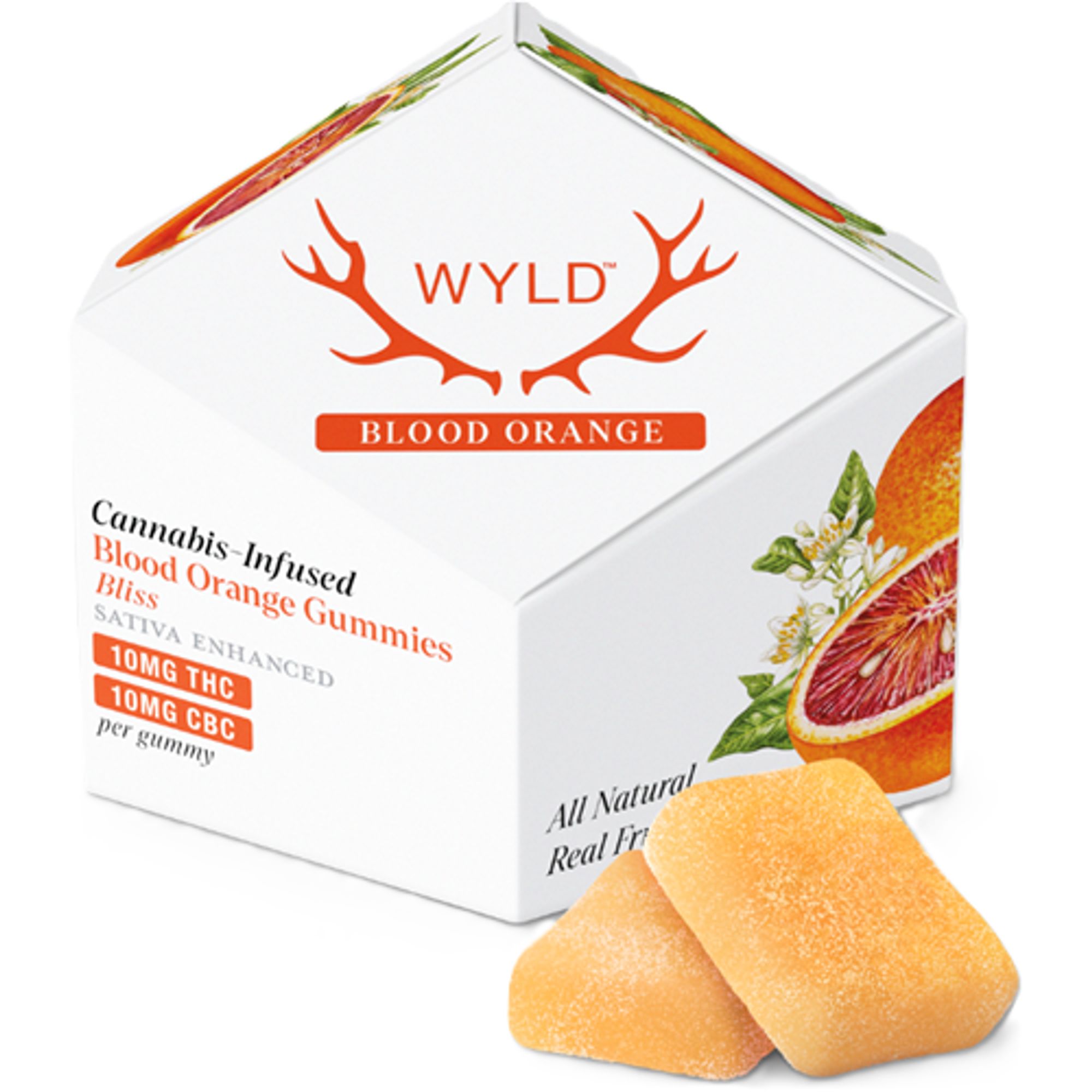 WYLD - CBC GUMMY - BLOOD ORANGE - 100MG