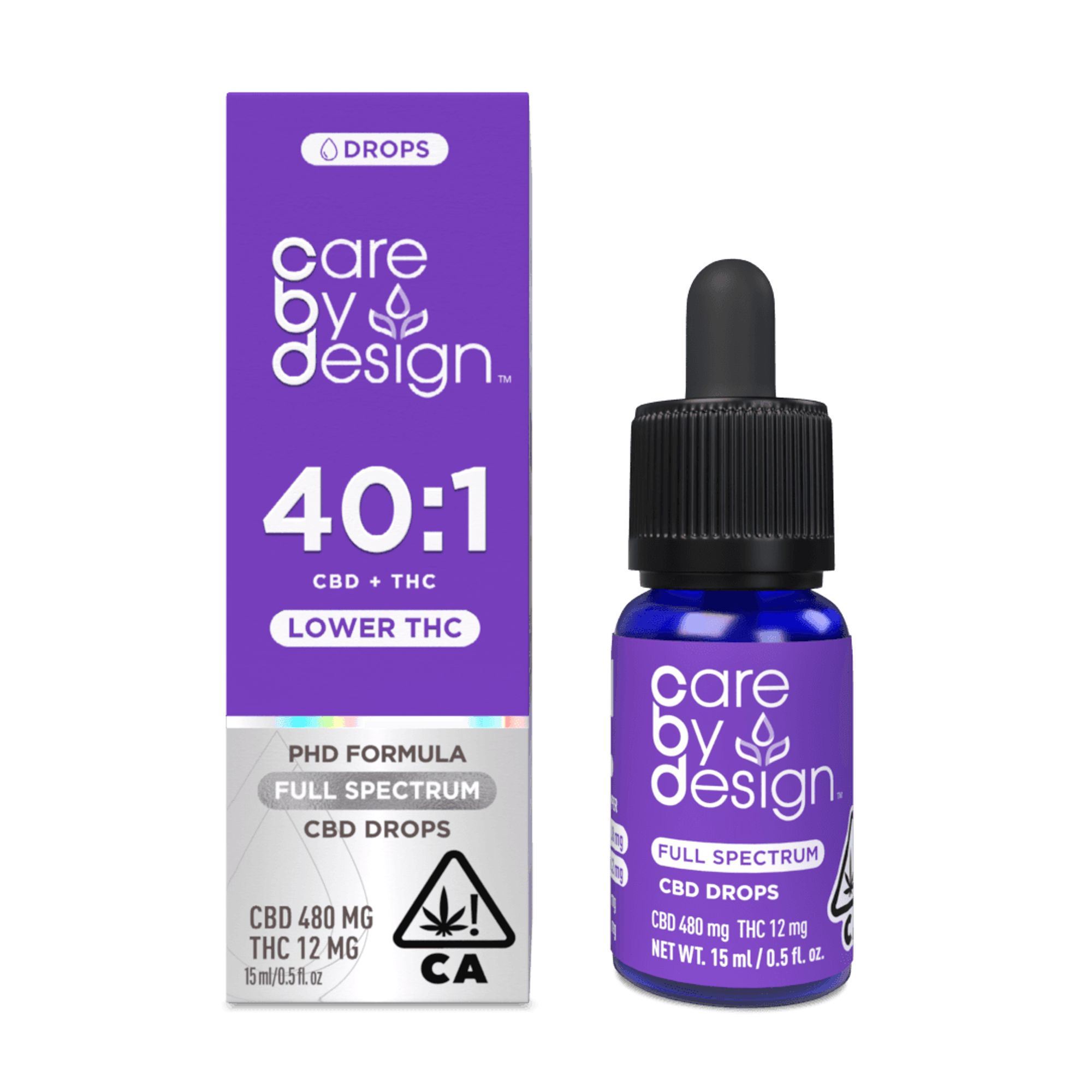 40:1 Cbd X Lower Full Spectrum Drops