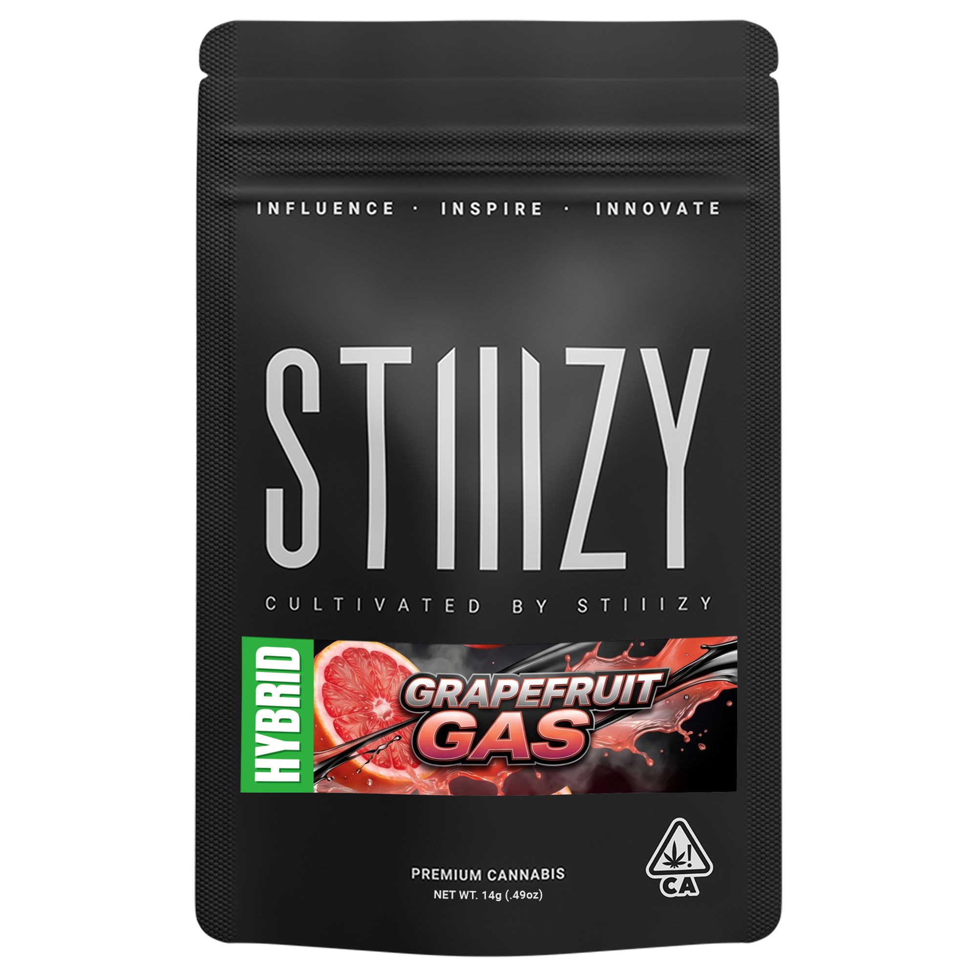 STIIIZY - Black Mylar - Grapefruit Gas - 14g