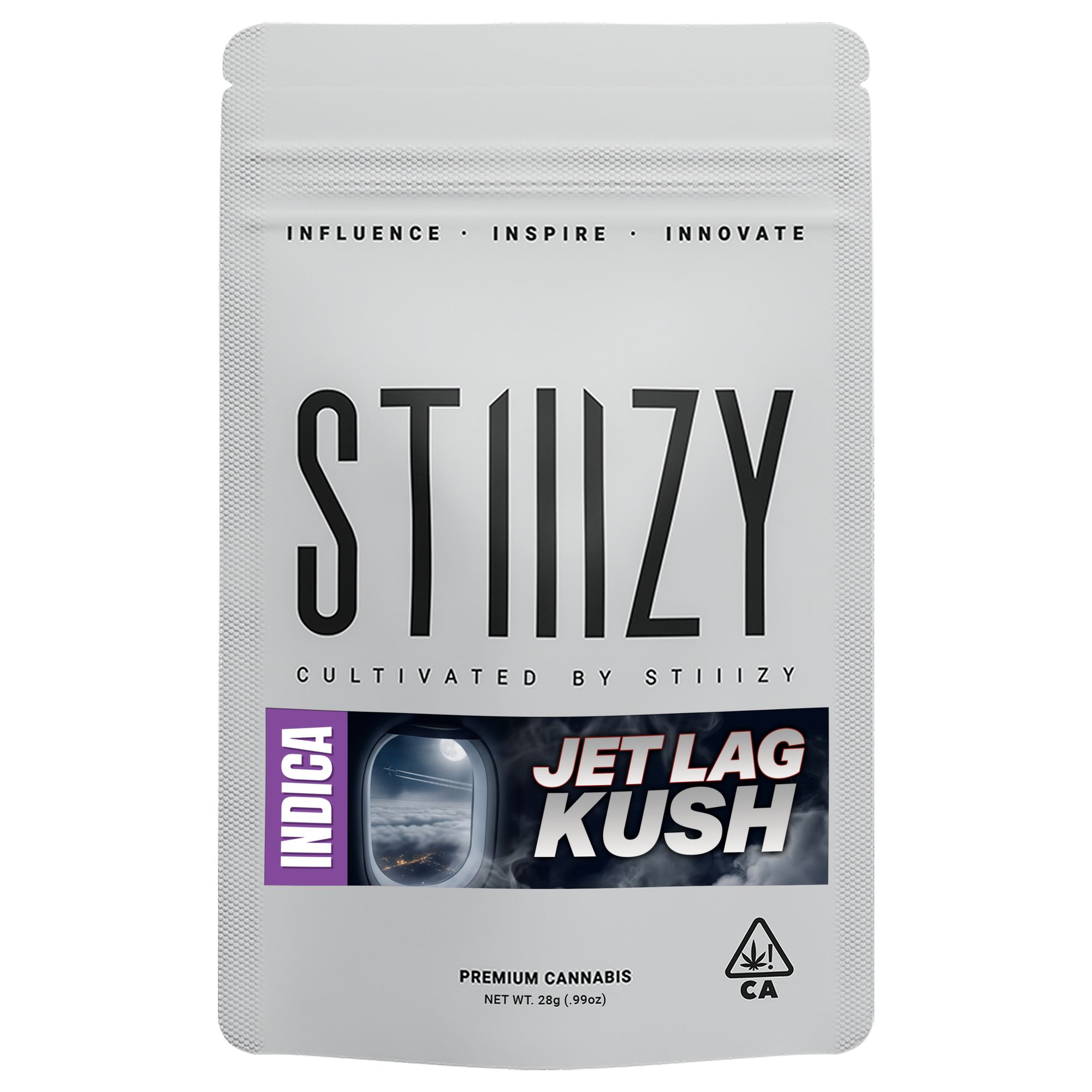 STIIIZY - White Mylar - Jet Lag Kush - 28g