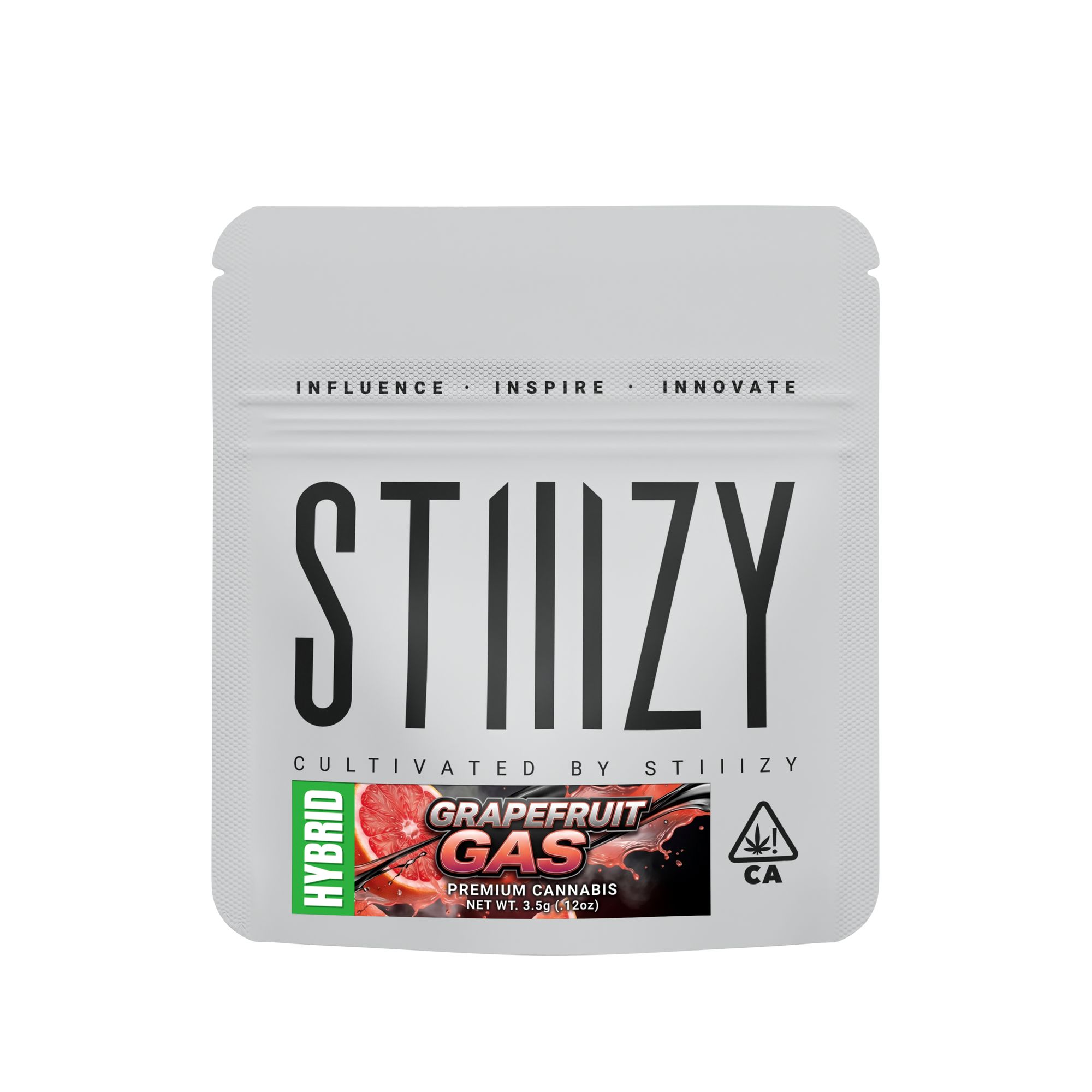 STIIIZY - White Mylar - Grapefruit Gas - 3.5g