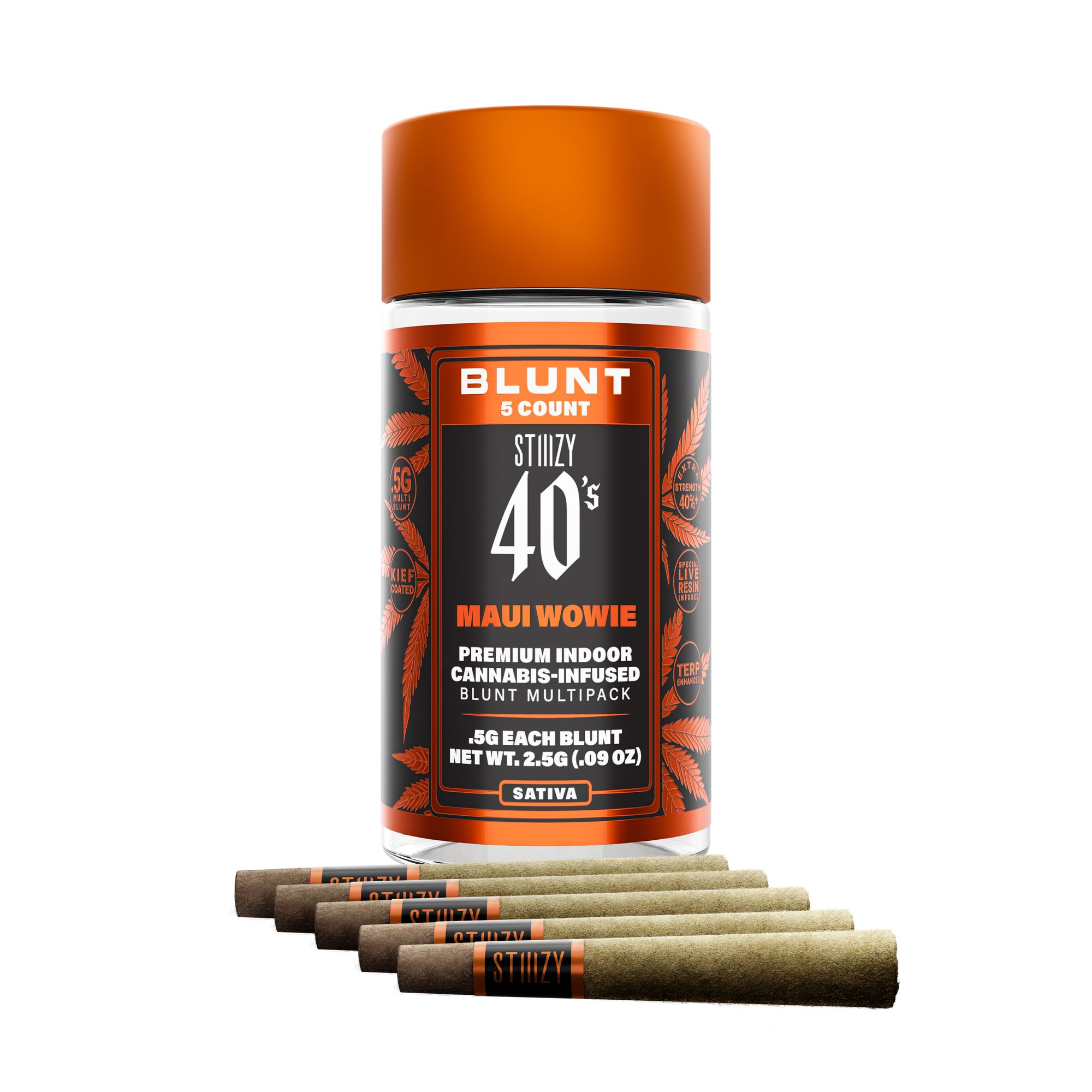 STIIIZY - 40's Infused Blunt Multipack - Maui Wowie - 2.5g