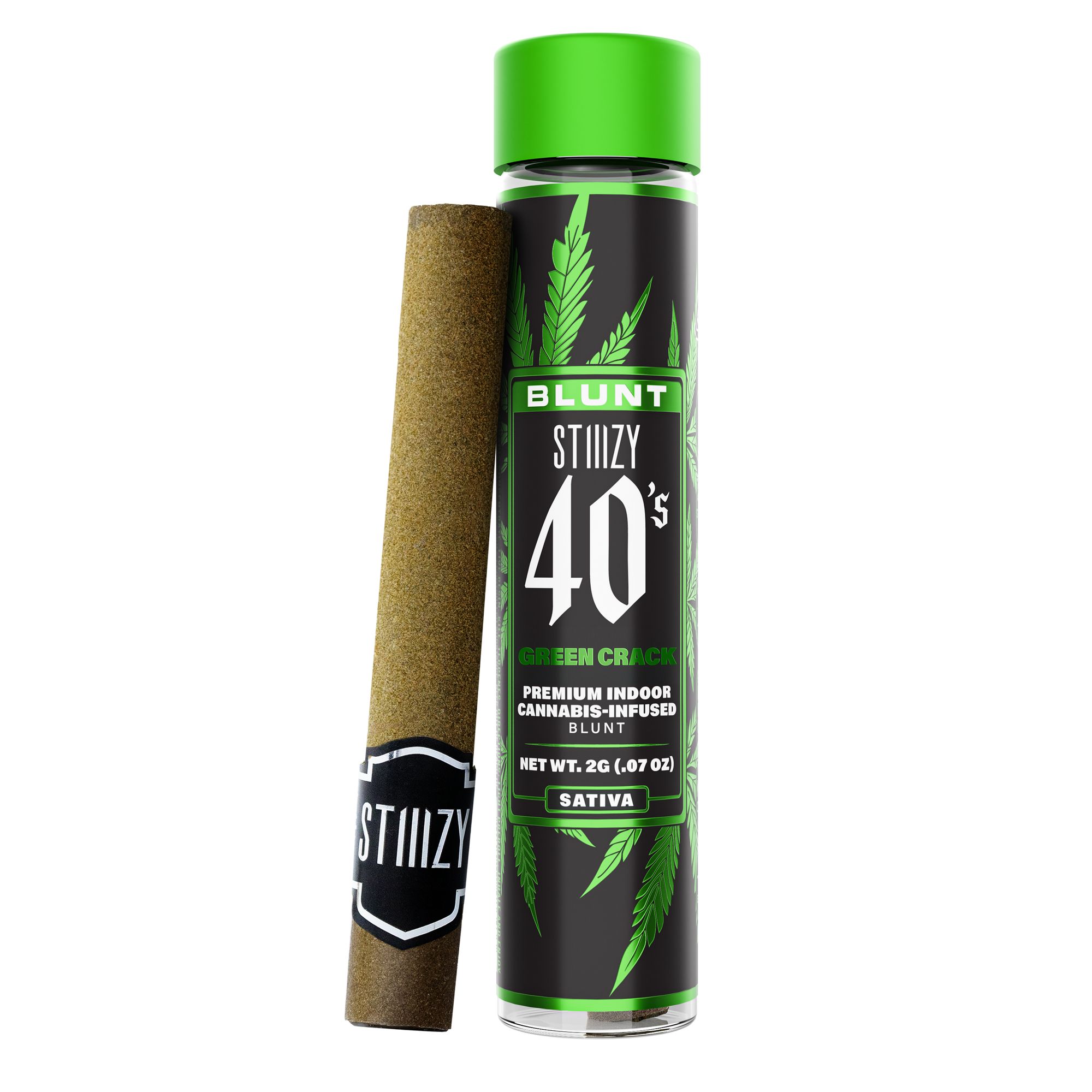 STIIIZY - 40's Infused Blunt - Green Crack - 2g