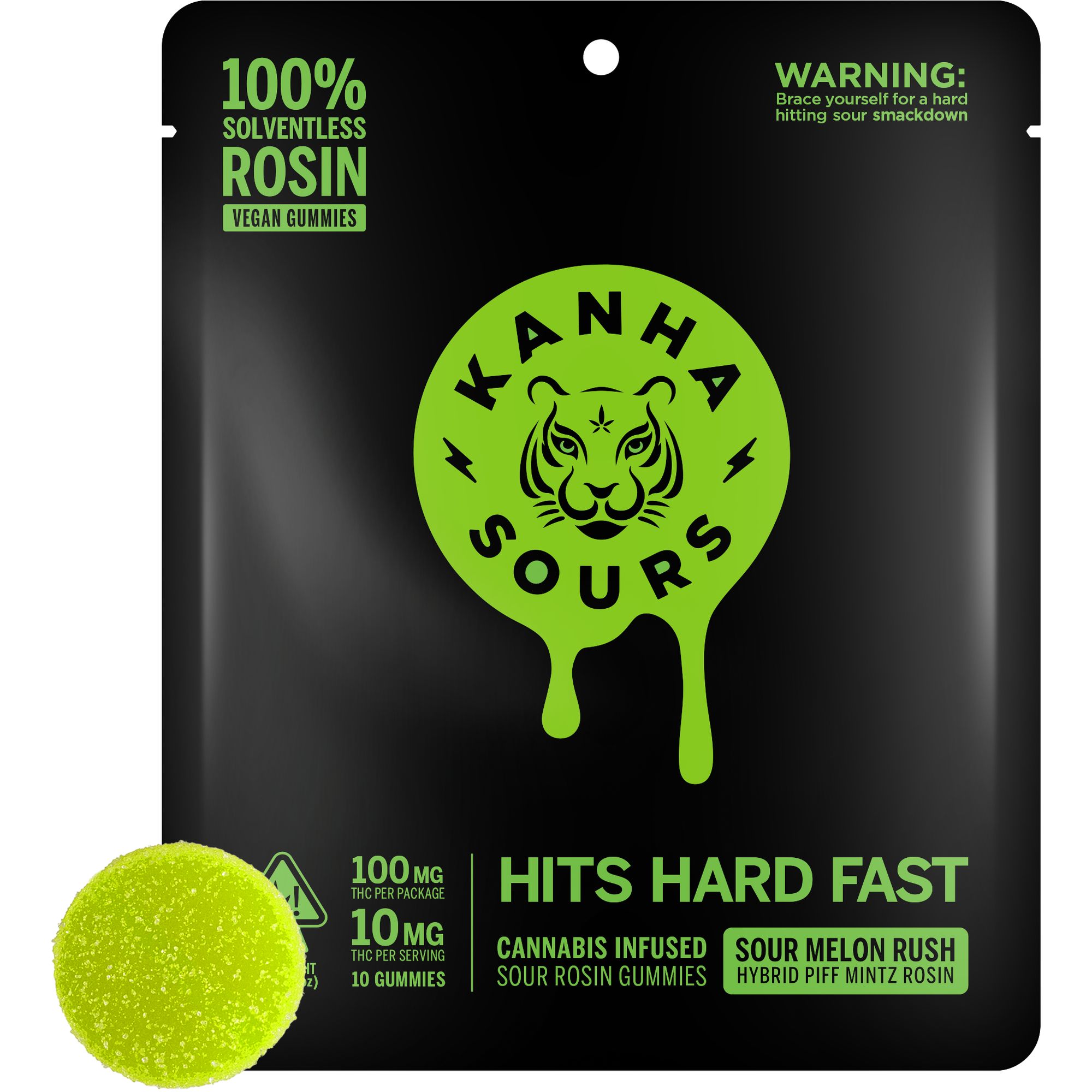Sour Melon Rush 100Mg