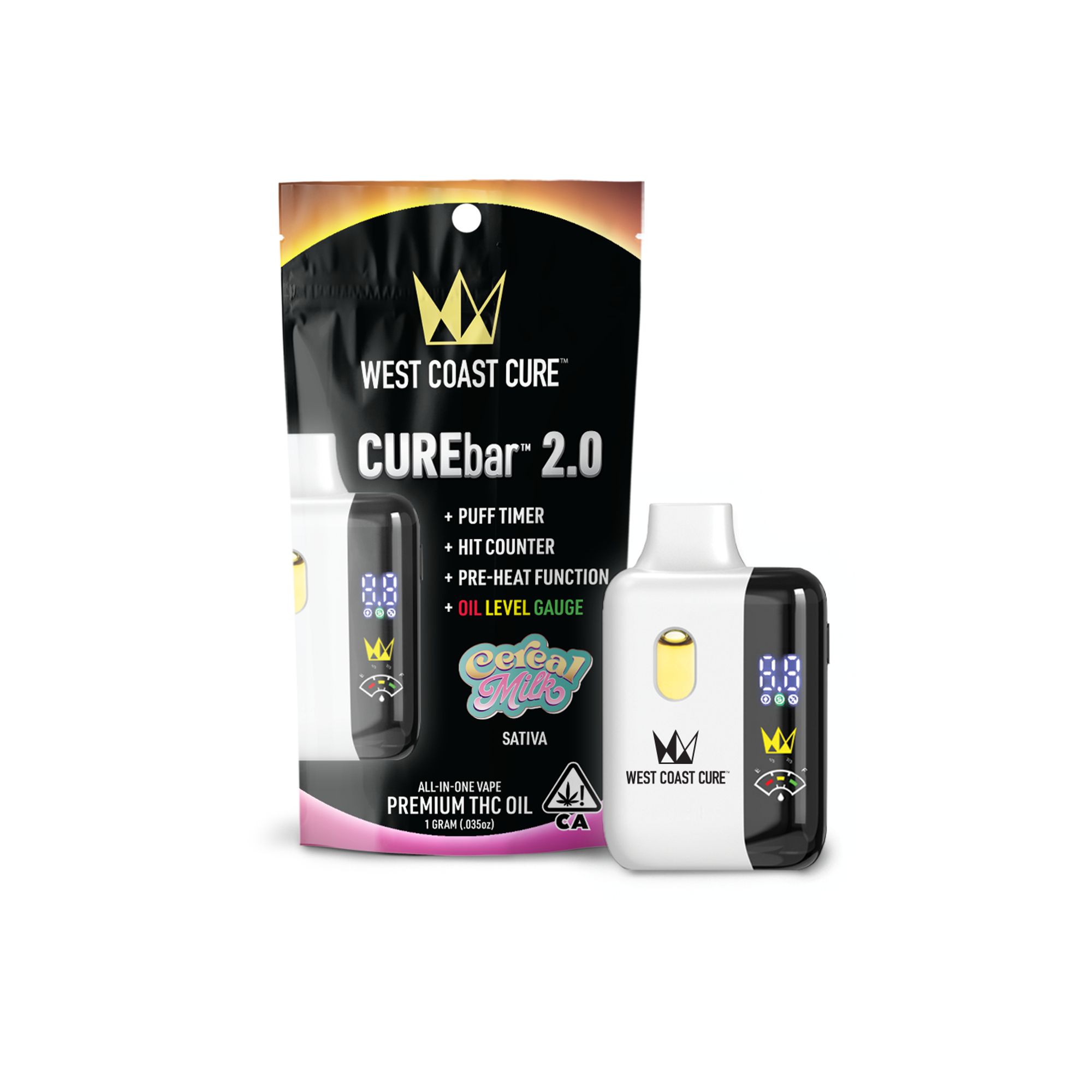 WEST COAST CURE - THC ALL IN ONE - CEREAL MILK - 1G