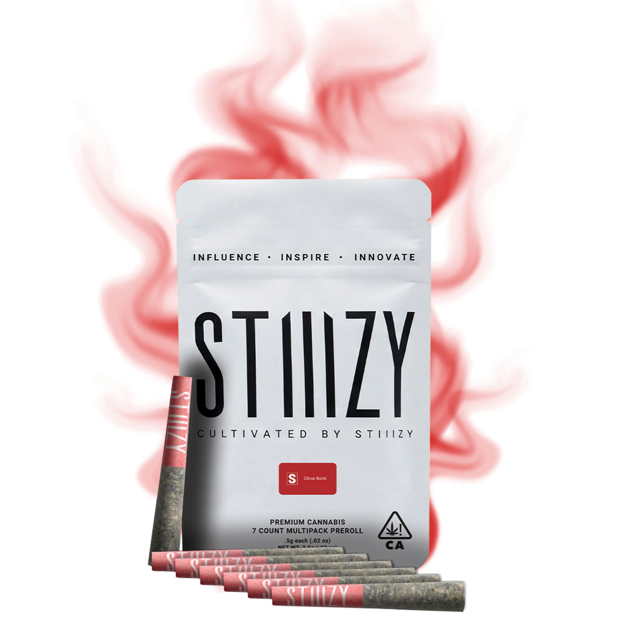 STIIIZY - White Label Preroll Multipack - Citrus Burst - 3.5g