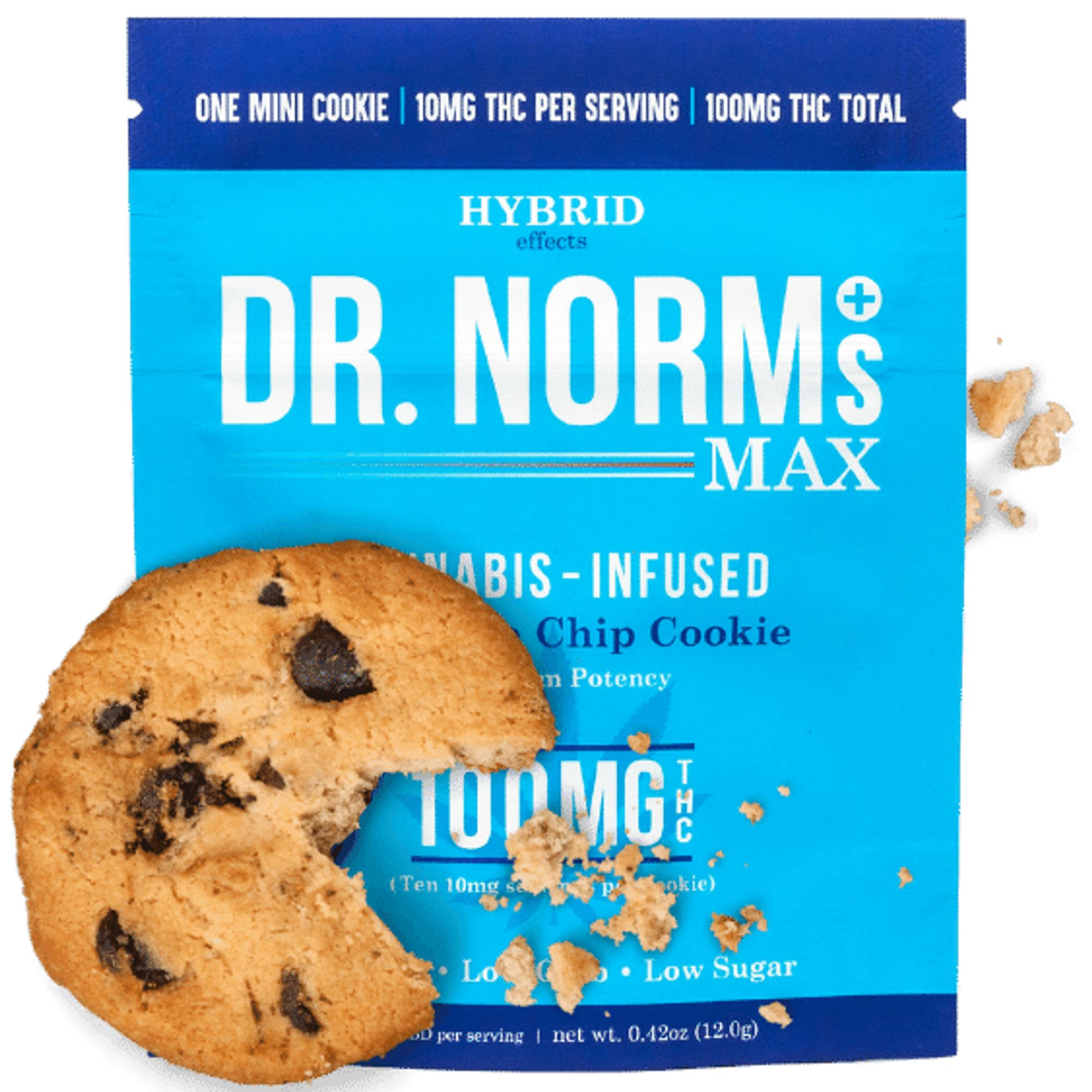 DR. NORMS - THC BAKED GOODS - MAX CHOCOLATE CHIP COOKIE - 100MG