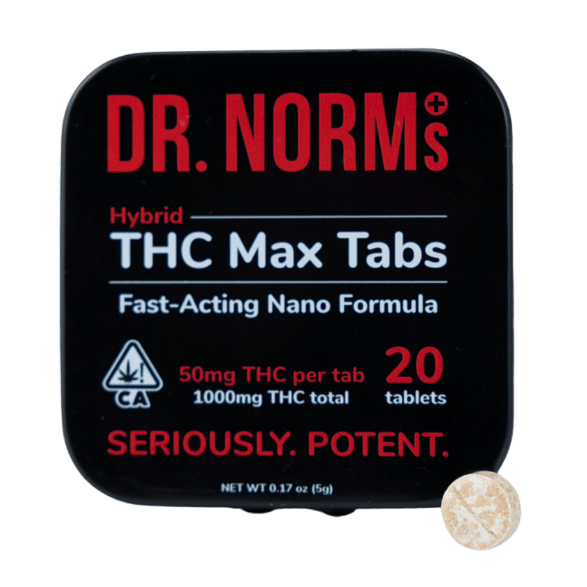 THC Max Tabs 50Mg 20Pc Hybrid