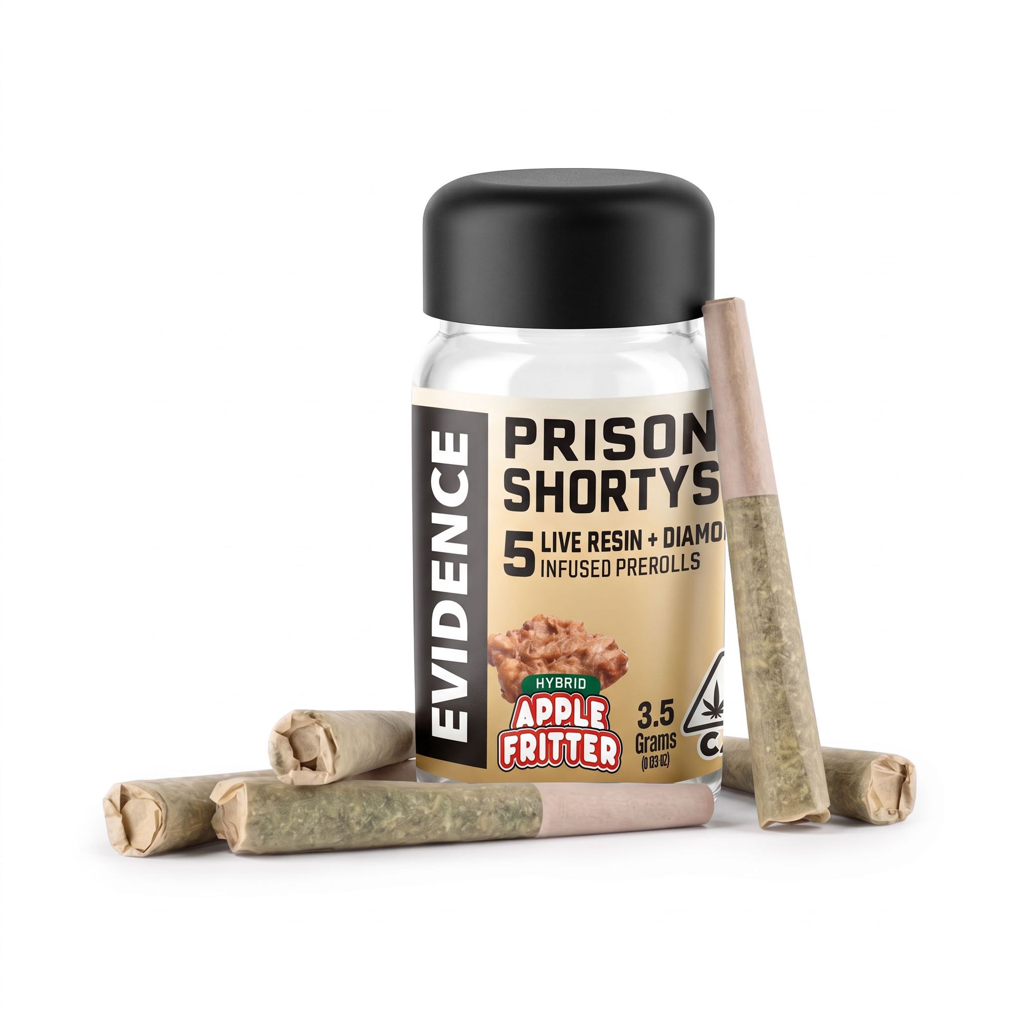 PRISON SHORTYS APPLE FRITTER INFUSED PRE-ROLLS