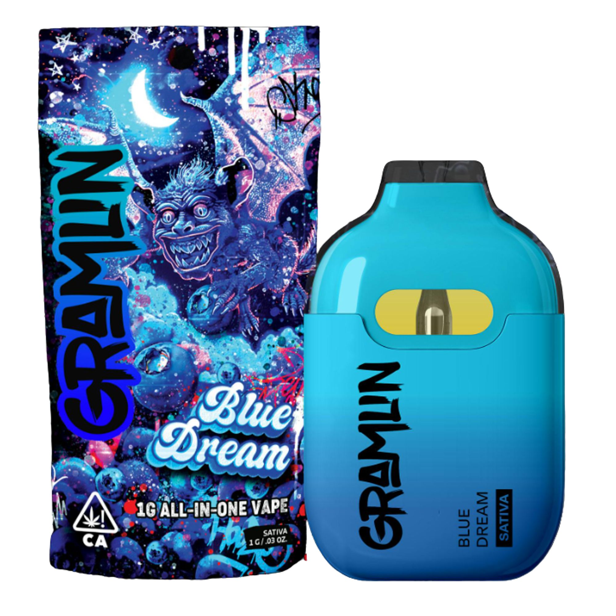 GRAMLIN - THC ALL IN ONE - BLUE DREAM - 1G