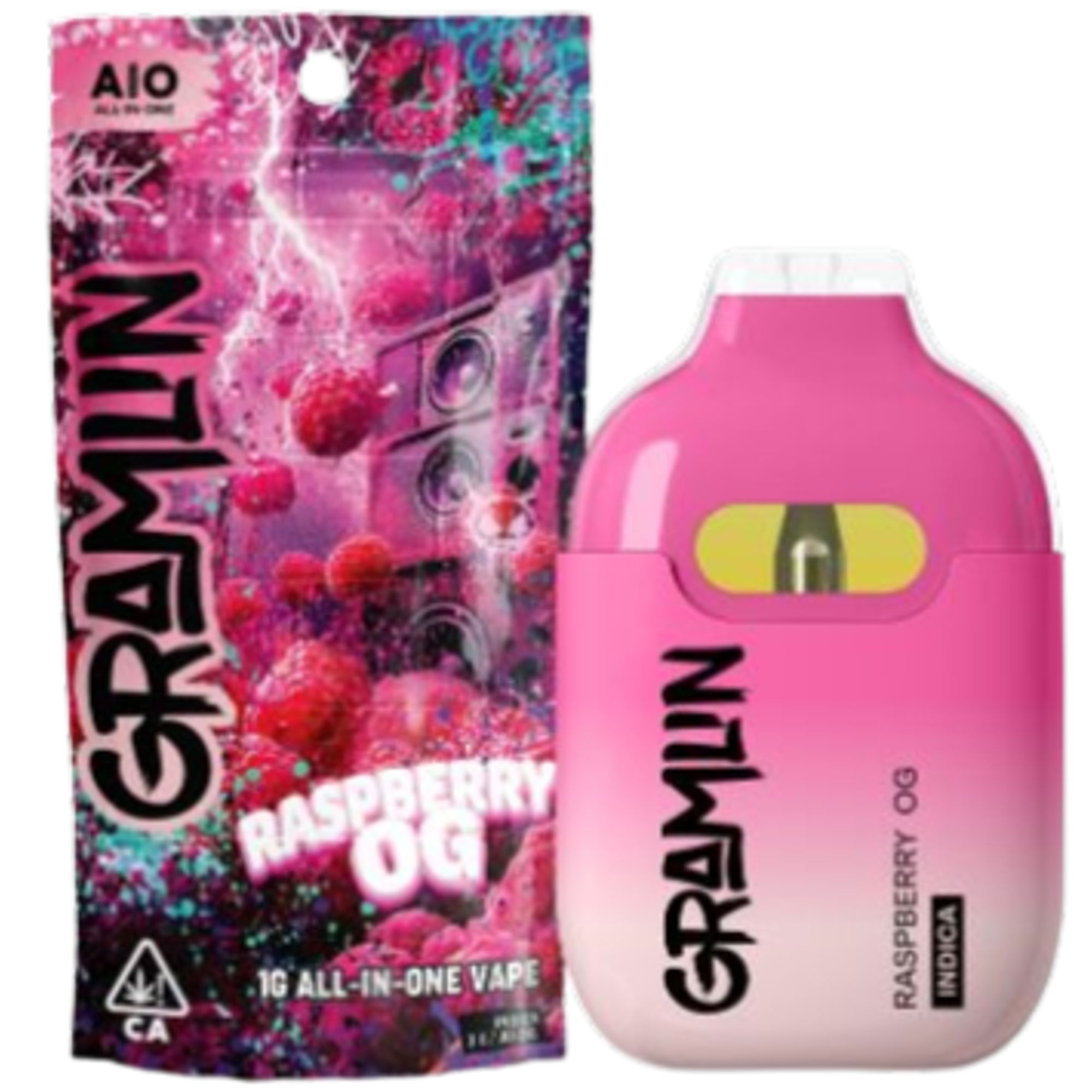 GRAMLIN - THC ALL IN ONE - RASPBERRY OG - 1G