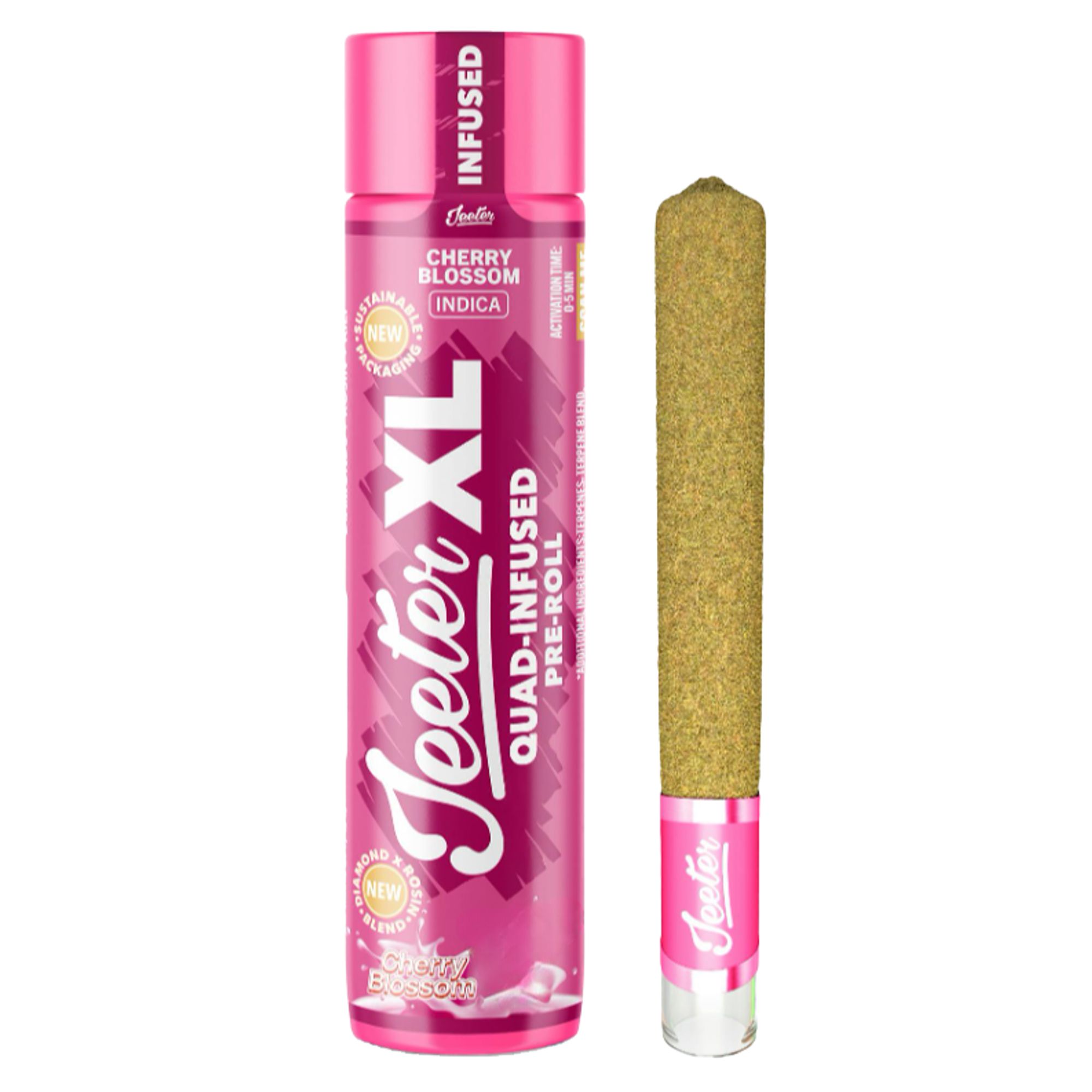 JEETER - INFUSED PREROLL - QUADS CHERRY BLOSSOM - 2G