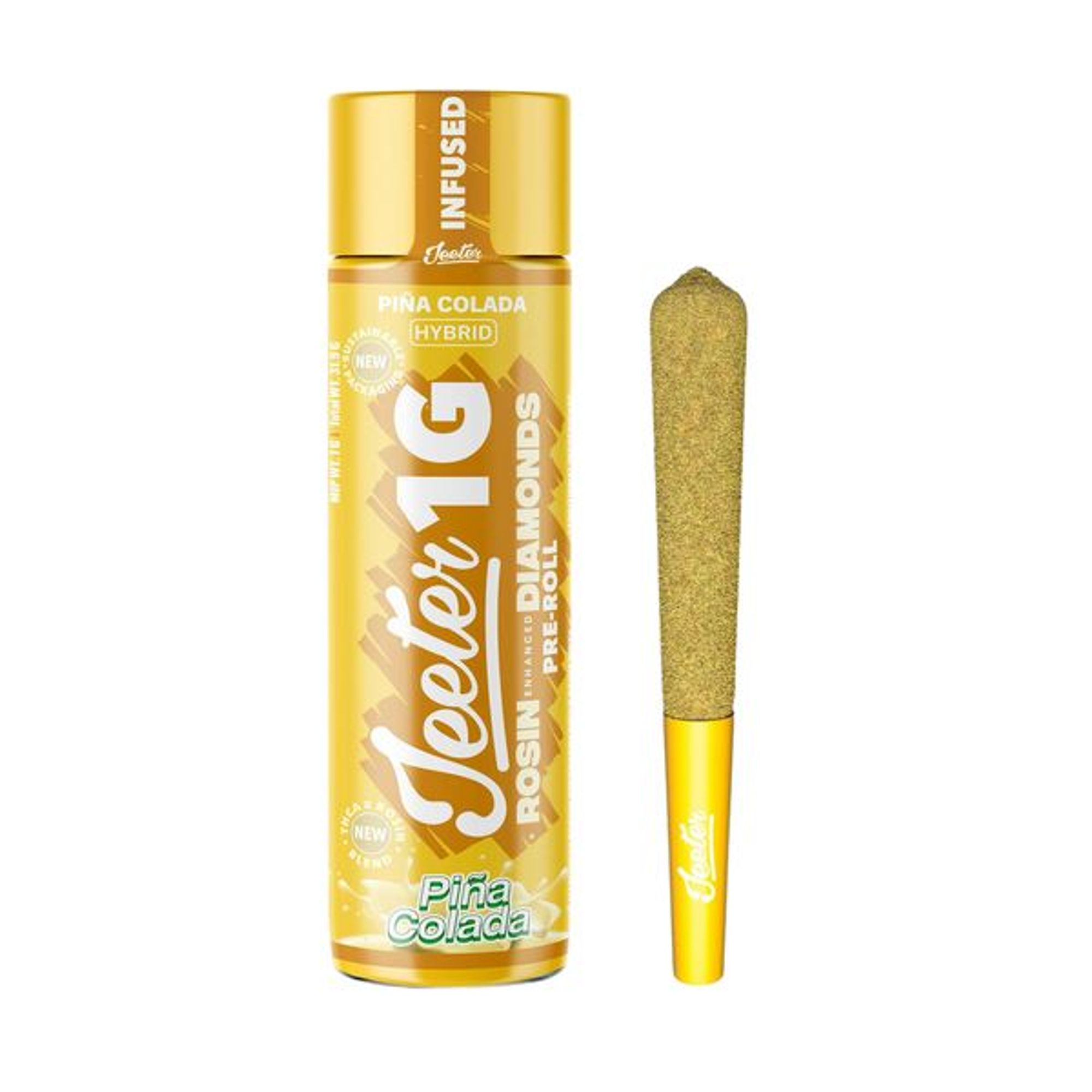 JEETER - INFUSED PREROLL - QUADS PINA COLADA - 1G