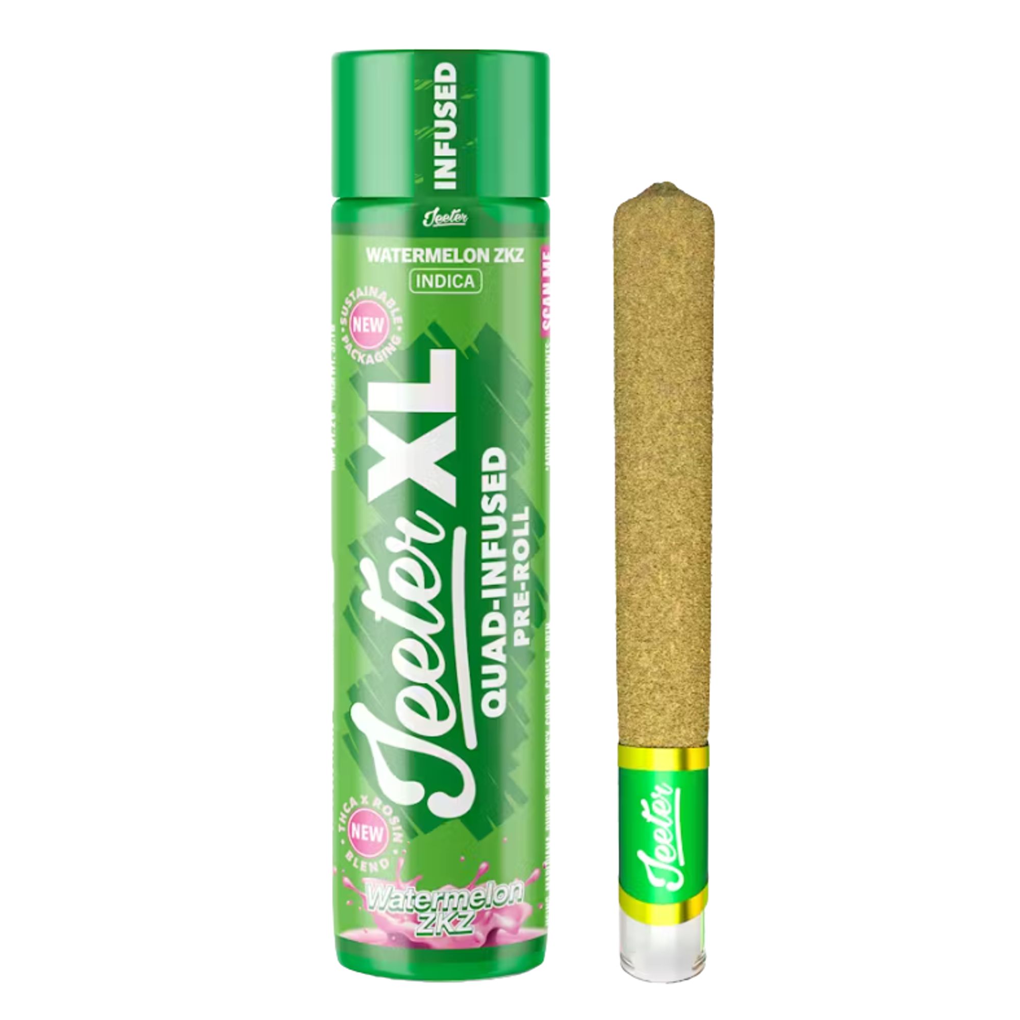 JEETER - INFUSED PREROLL - QUADS WATERMELON ZKZ - 2G