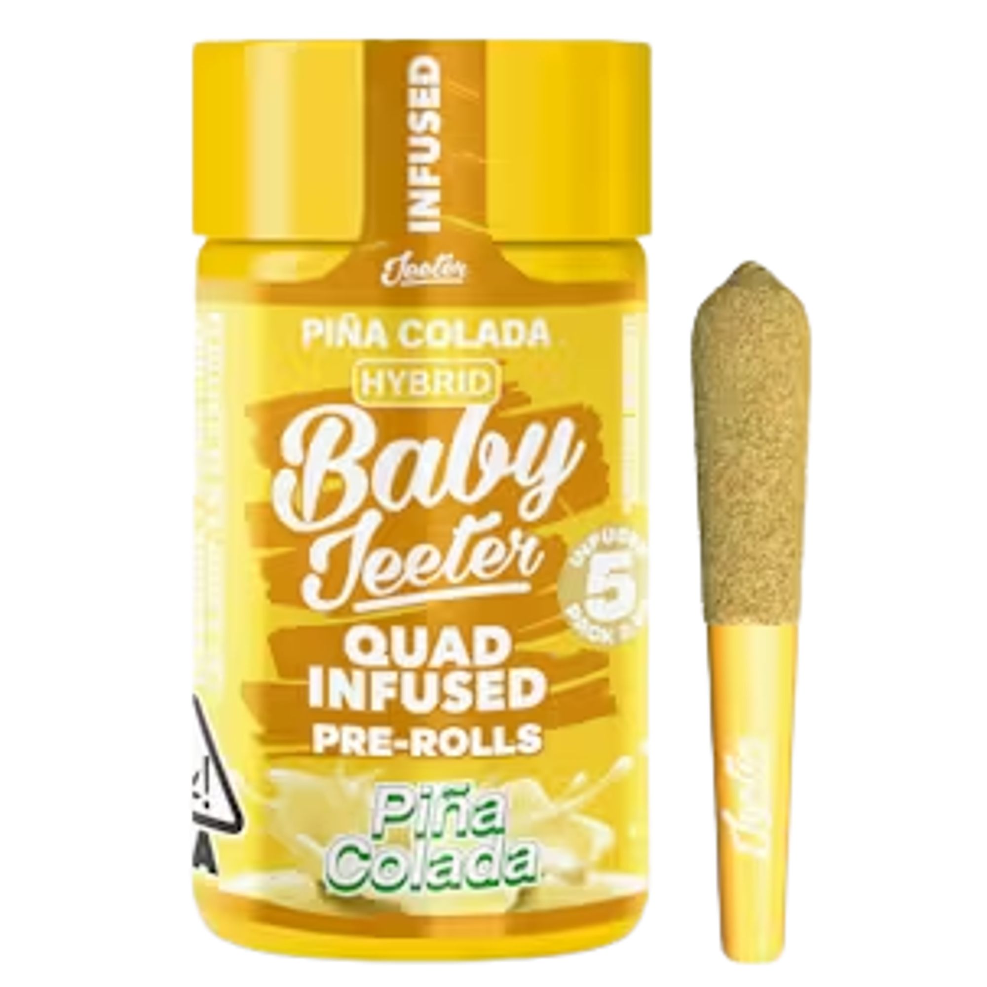 JEETER - INFUSED PREROLL MULTIPACK - QUADS PINA COLADA - 2.5G