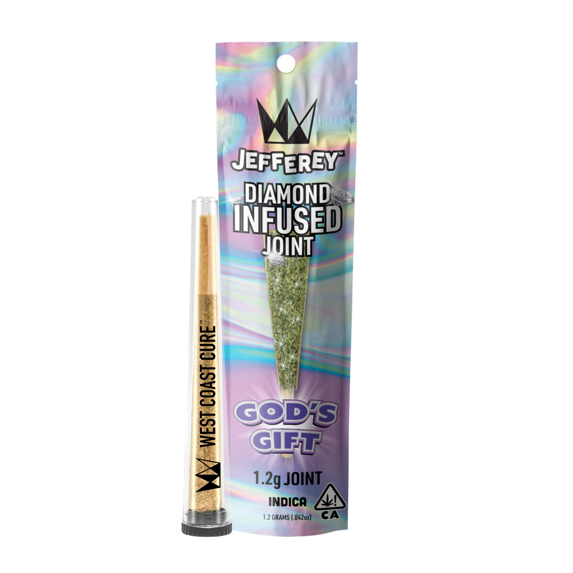 WEST COAST CURE - INFUSED PREROLL - GODS GIFT - 1.2G