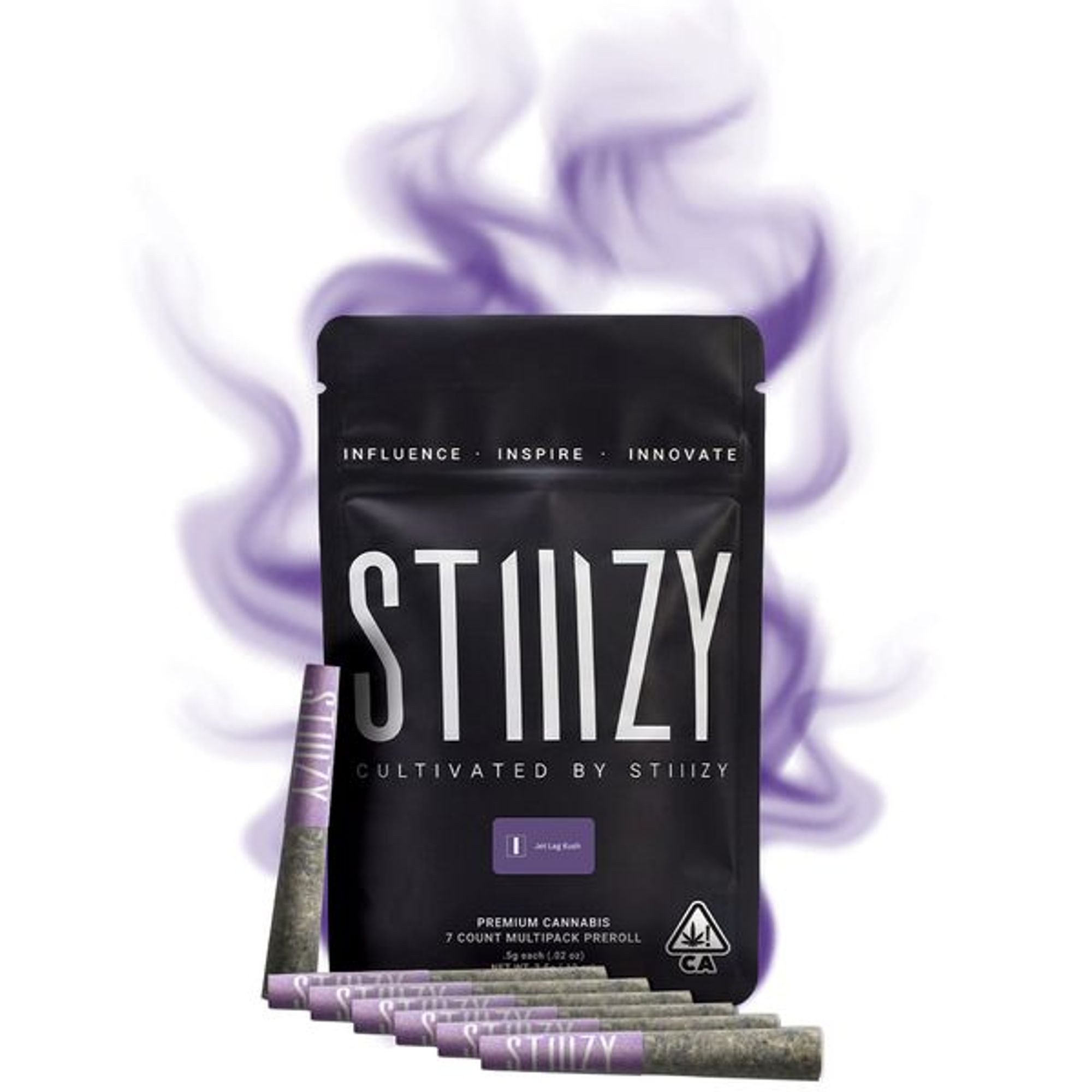 STIIIZY - Black Label Preroll Multipack - Jet Lag Kush - 3.5g