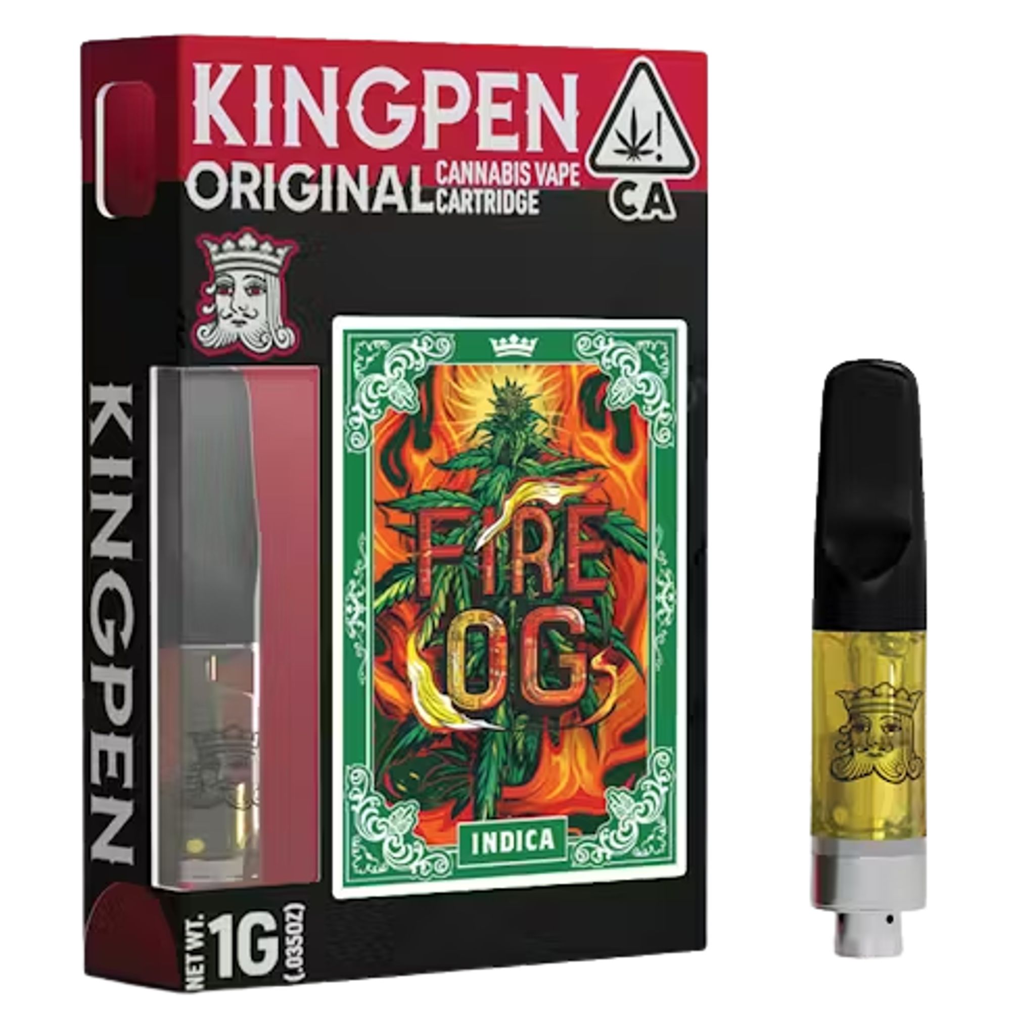 KINGPEN - THC VAPE - FIRE OG - 1G