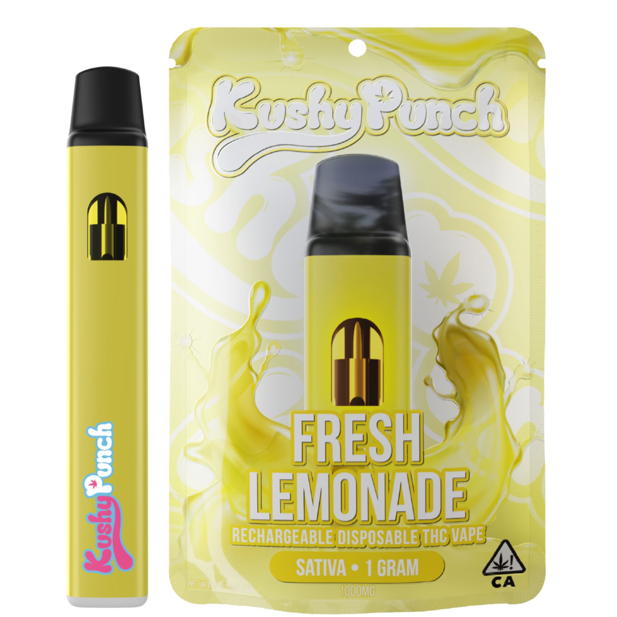 KUSHY PUNCH - THC ALL IN ONE - FRESH LEMONADE - 1G