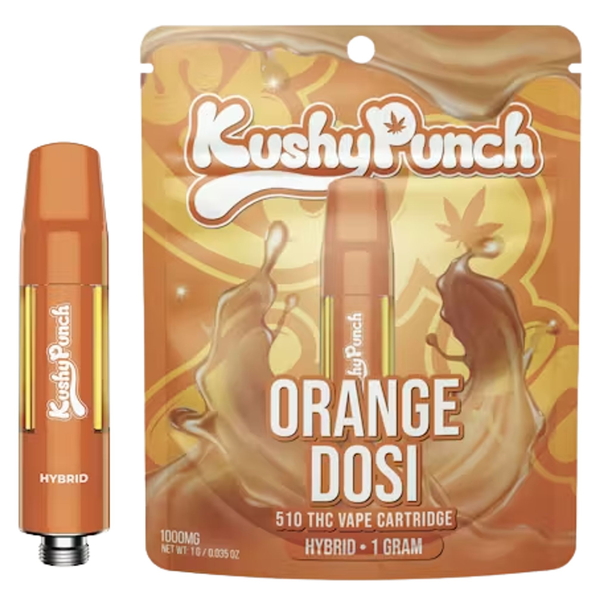 KUSHY PUNCH - THC VAPE - ORANGE DOSI - 1G