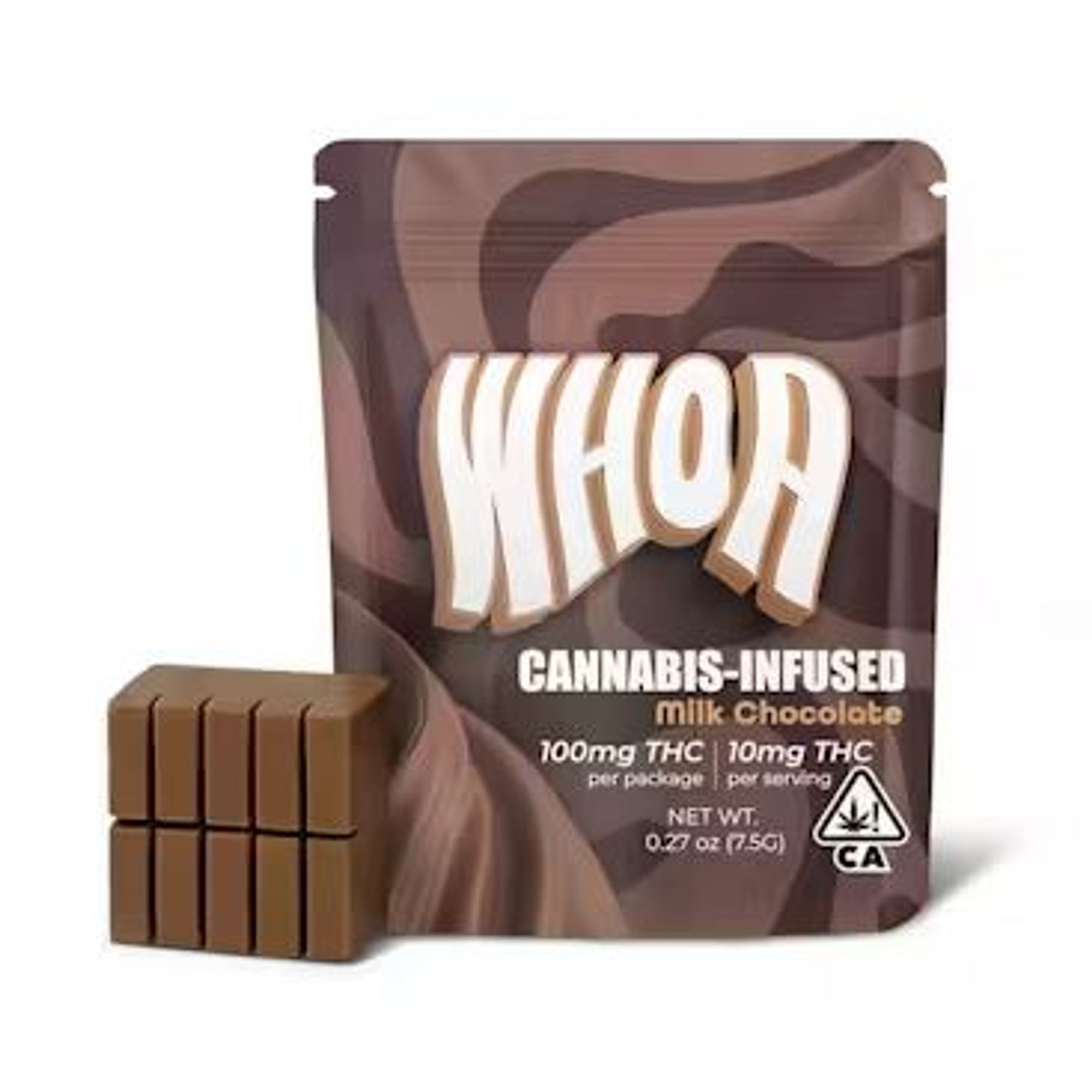 WHOA - THC CHOCOLATE - MILK CHOCOLATE - 100MG