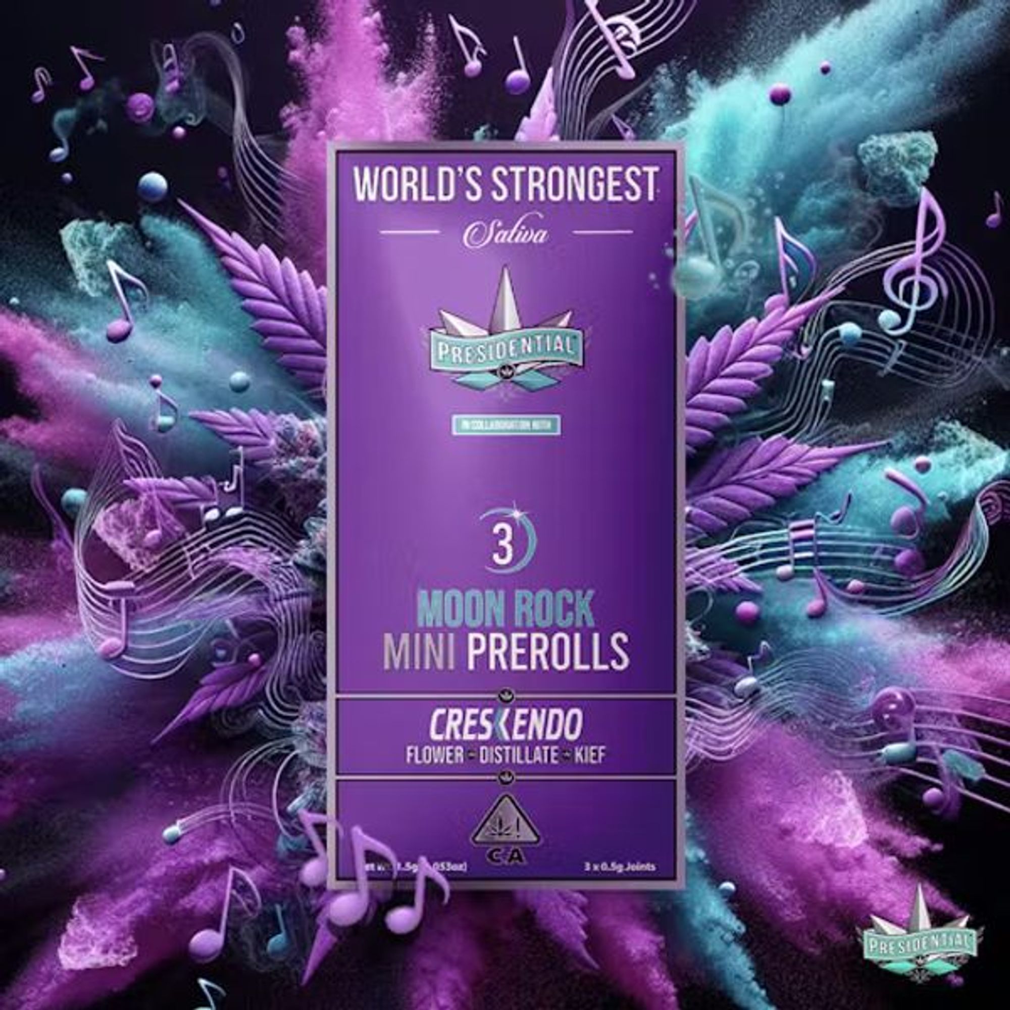 PRESIDENTIAL - INFUSED PREROLL MULTIPACK - CRESCENDO - 1.5G