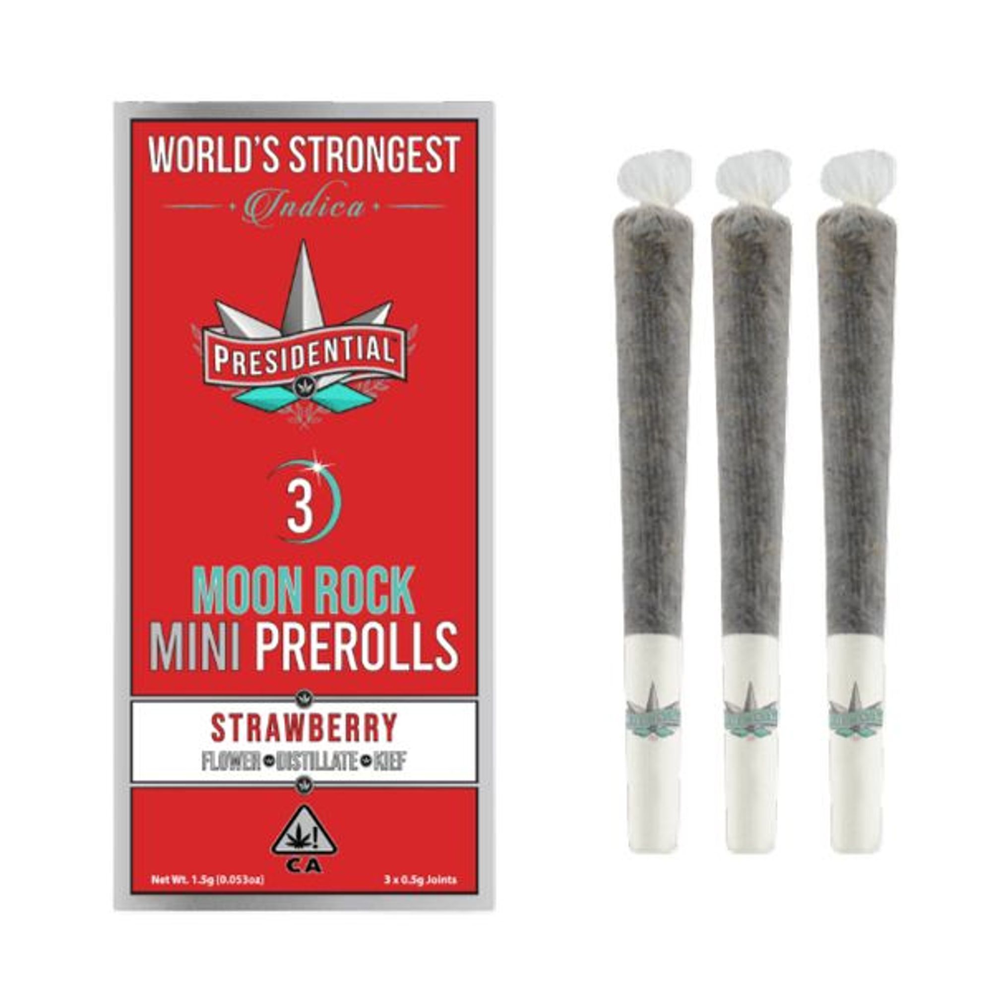 PRESIDENTIAL - INFUSED PREROLL MULTIPACK - STRAWBERRY - 1.5G