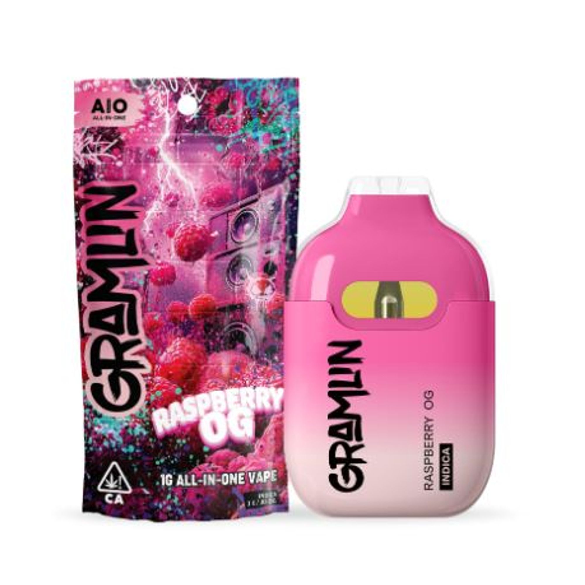 GRAMLIN - THC ALL IN ONE - RASPBERRY OG - 1G