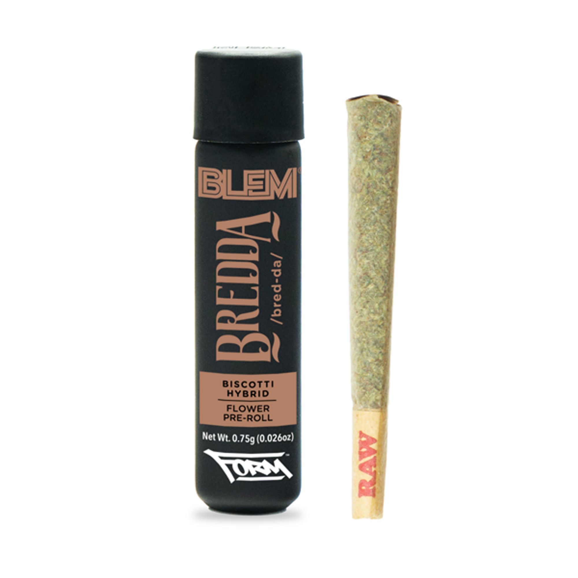 BLEM - INDOOR PREROLL - BREDDA - 0.75G