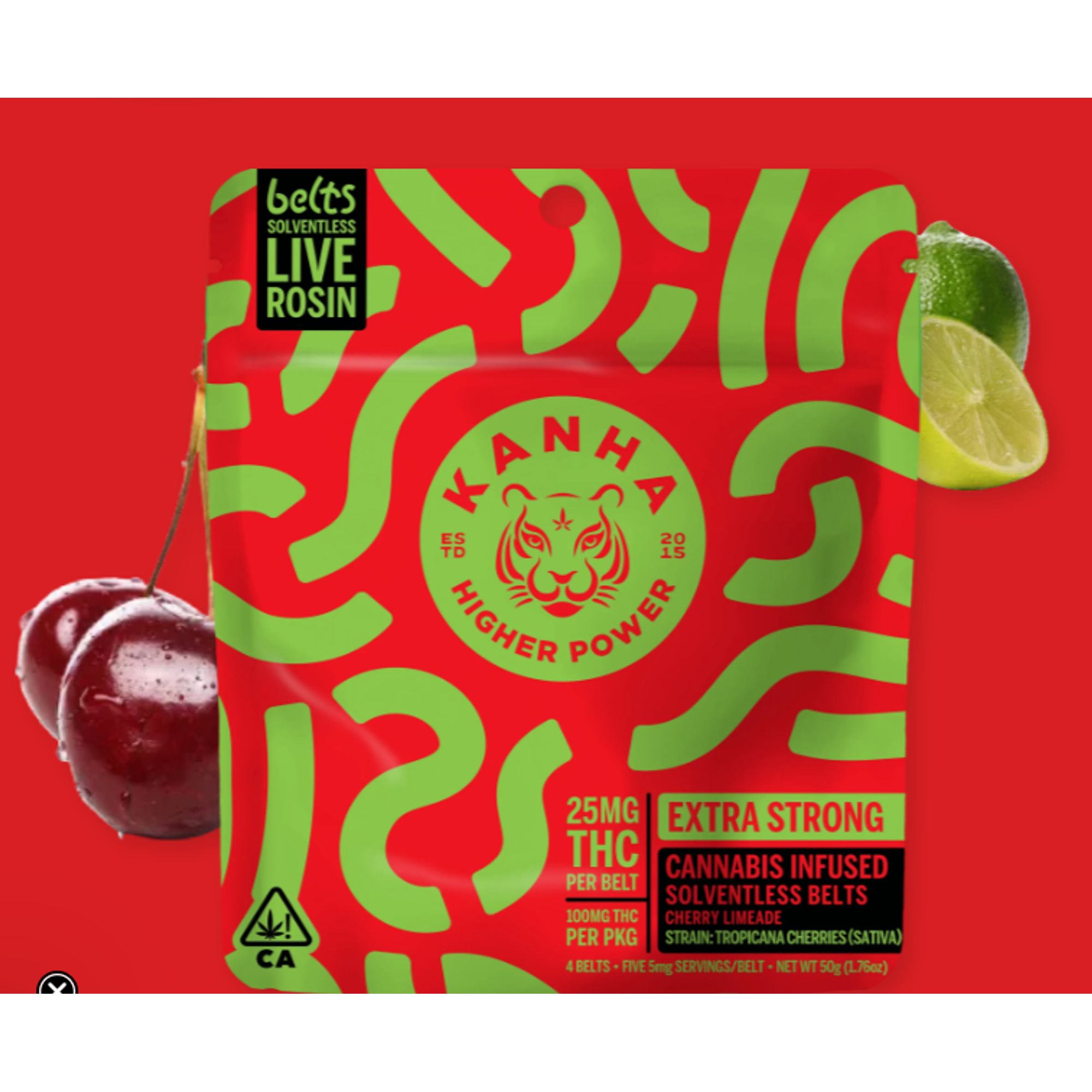 SOLVENTLESS ROSIN CHERRY LIMEADE BELTS S3