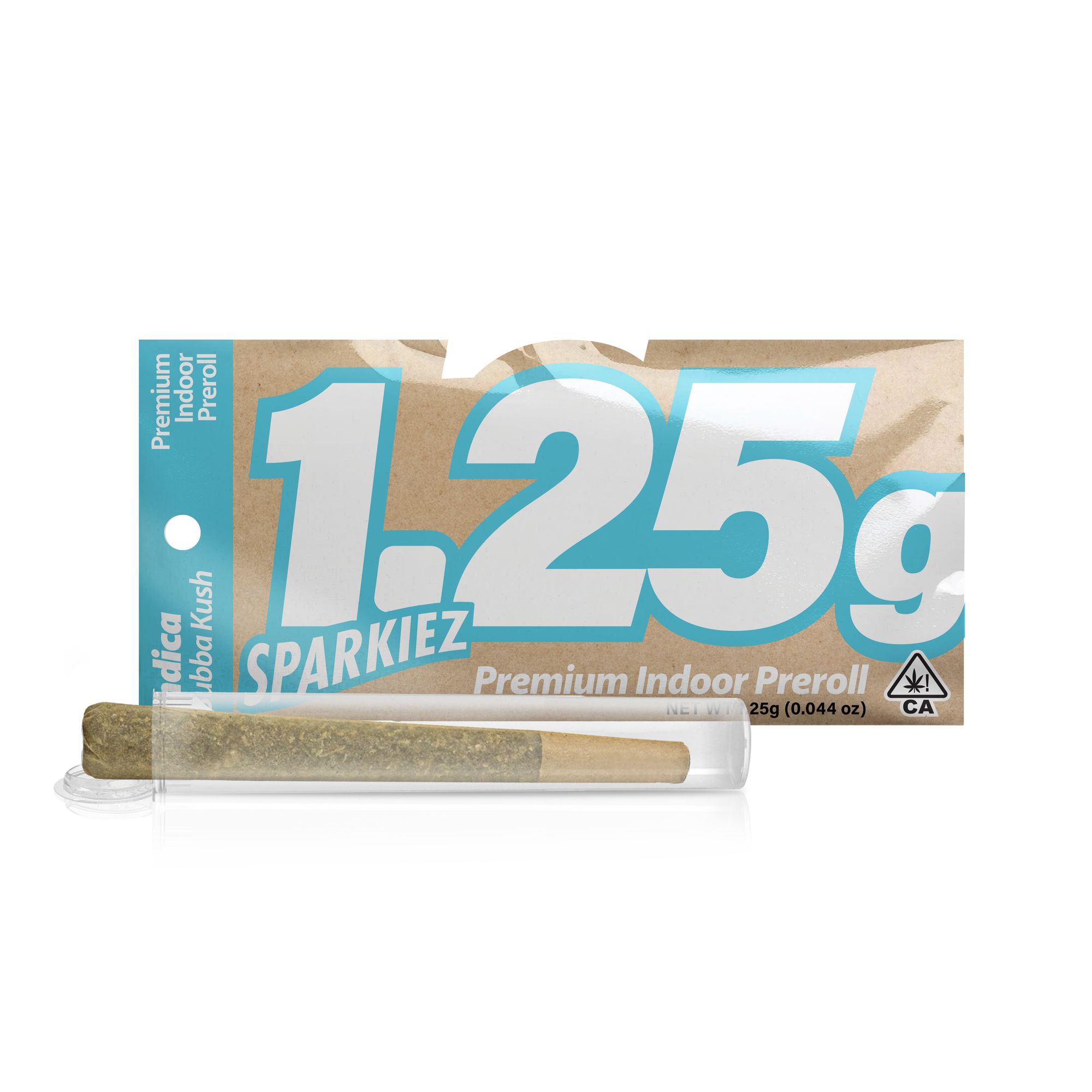 SPARKIEZ - INDOOR PREROLL - BUBBA KUSH - 1.25G