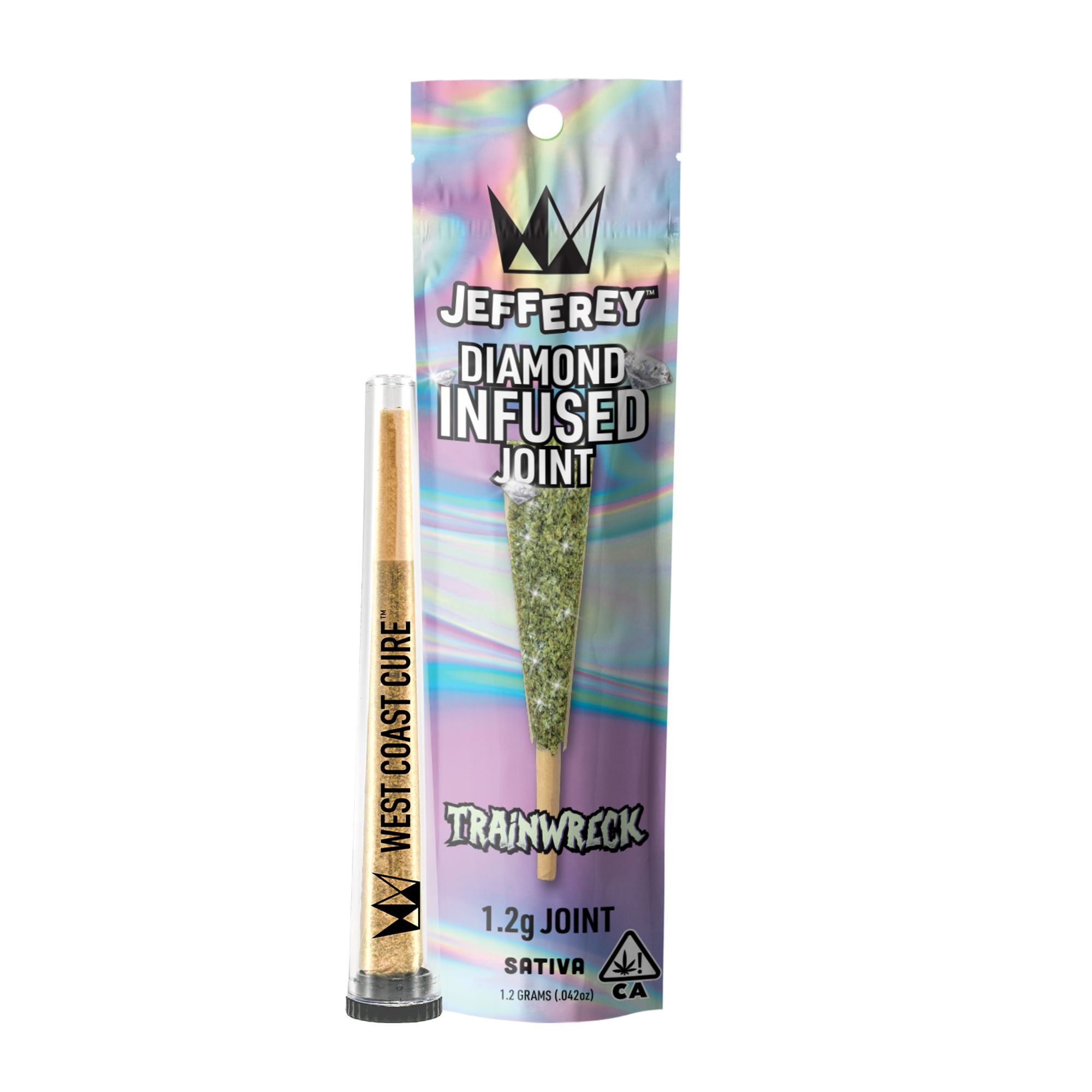 WEST COAST CURE - INFUSED PREROLL - TRAINWRECK - 1.2G