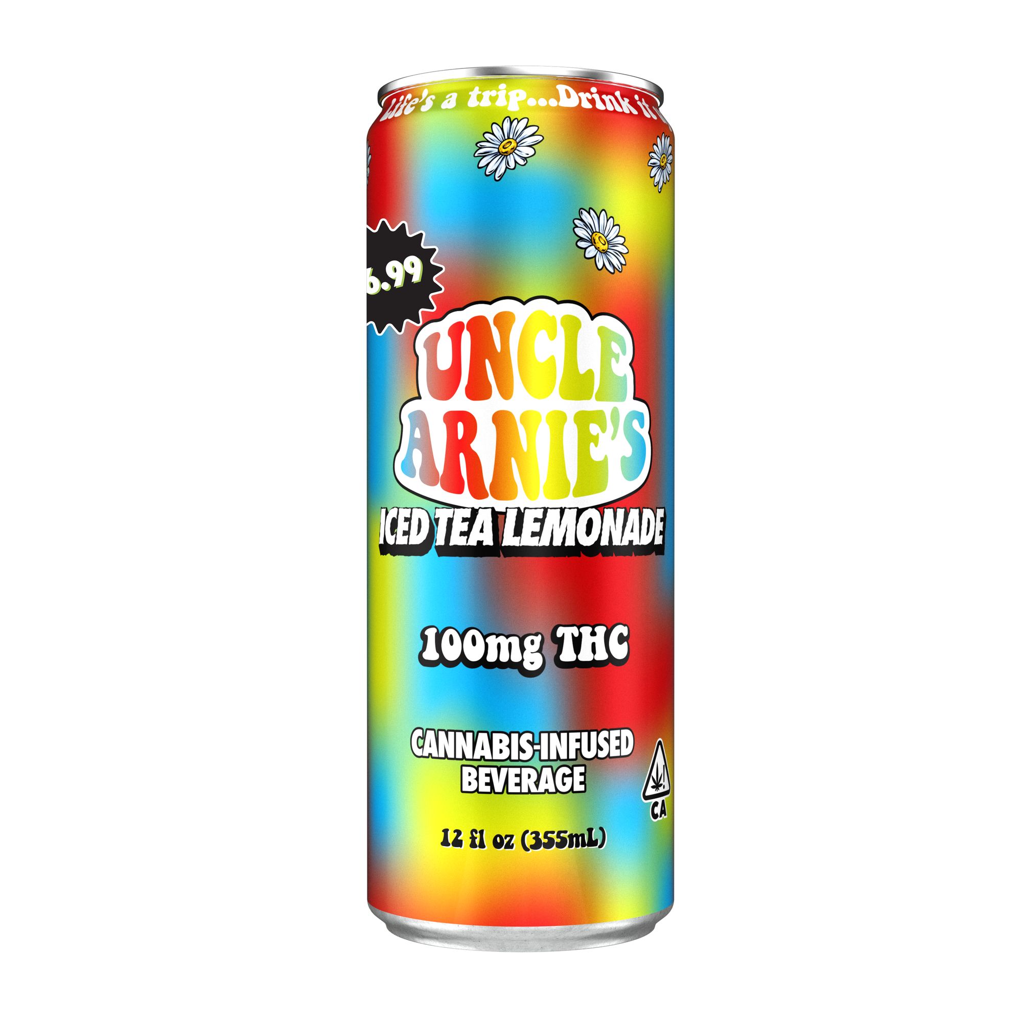 UNCLE ARNIES - THC SOFT DRINK - ICED TEA LEMONADE - 100MG