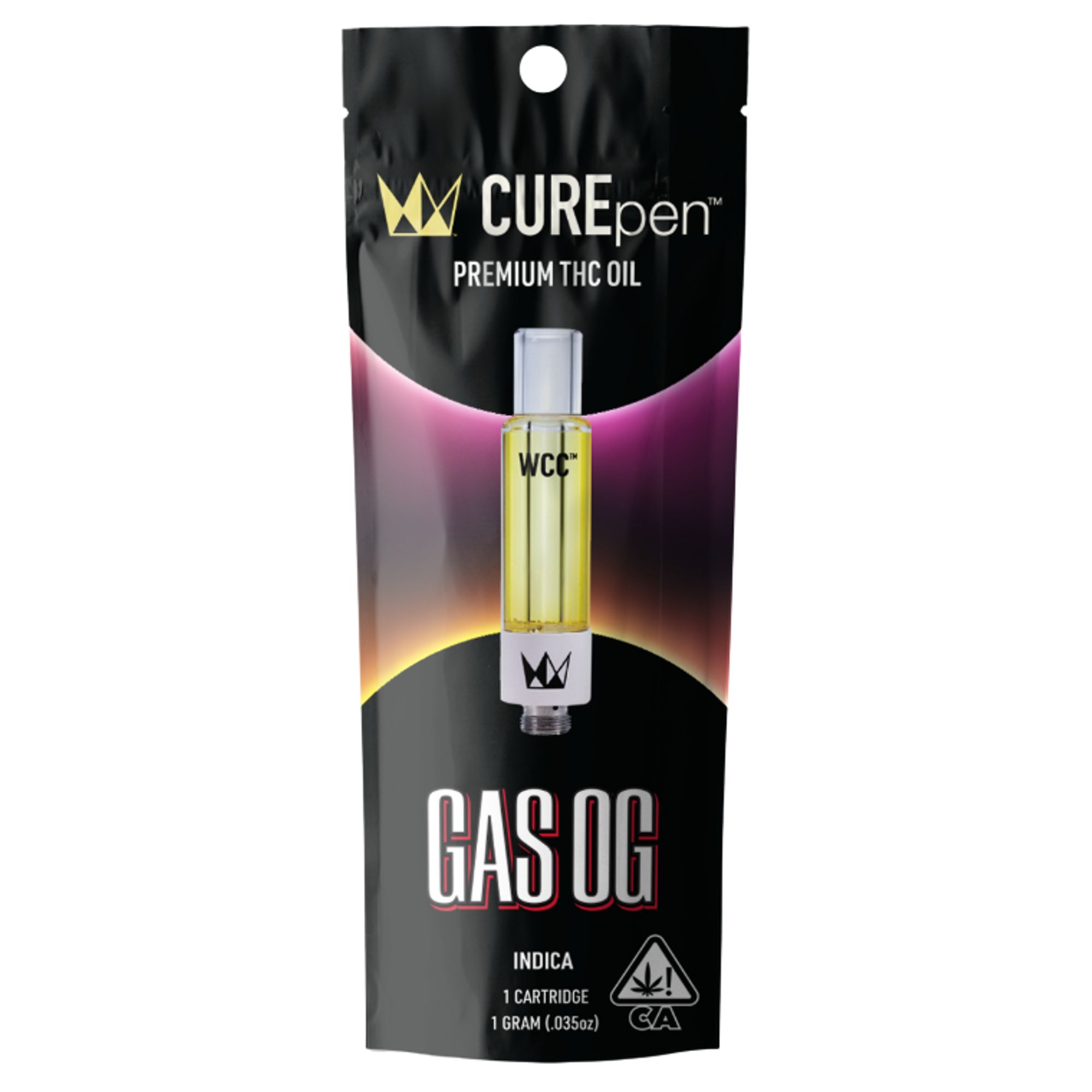 WEST COAST CURE - THC VAPE - GAS OG - 1G