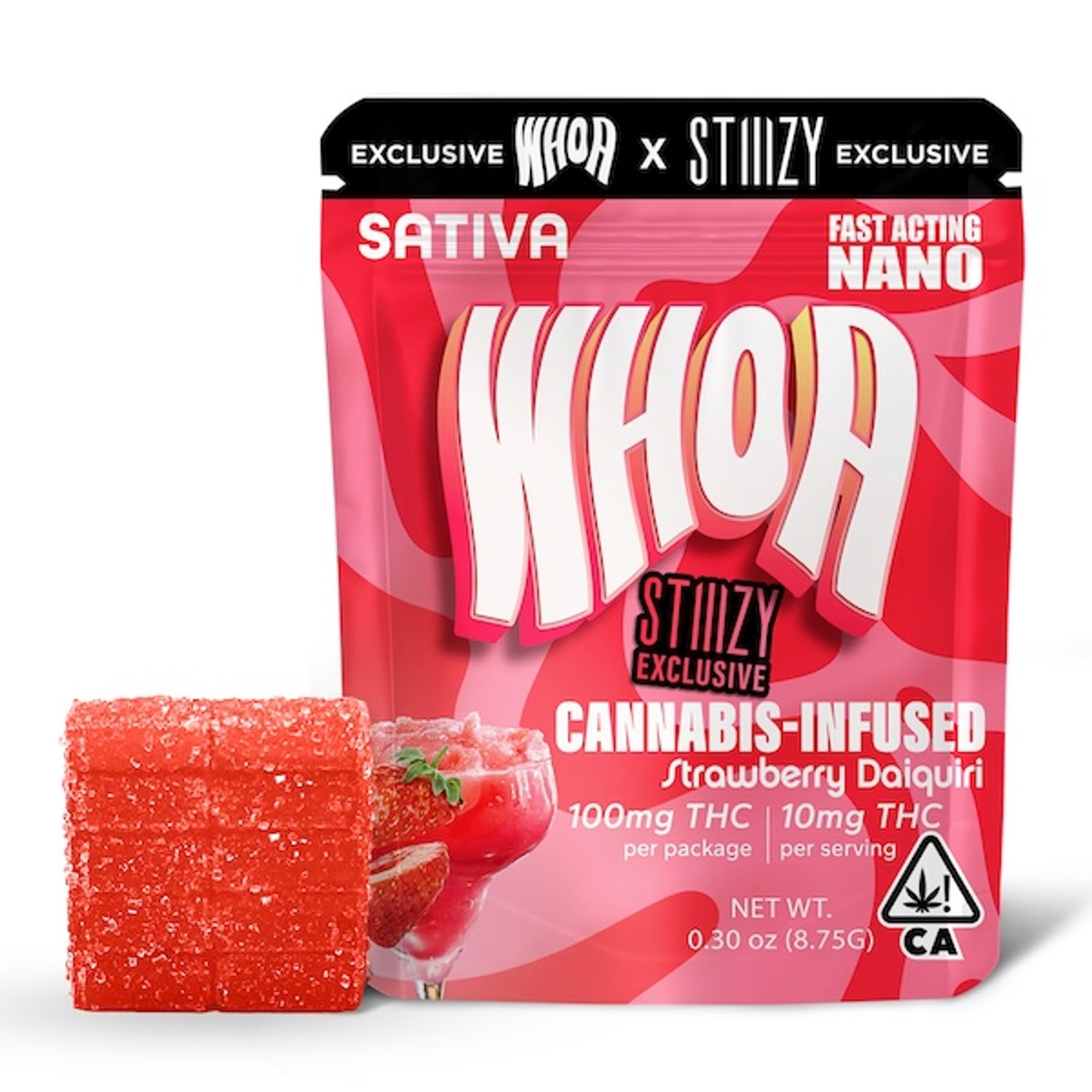 WHOA - THC GUMMY - STIIIZY EXCLUSIVE STRAWBERRY DAIQUIRI - 100MG