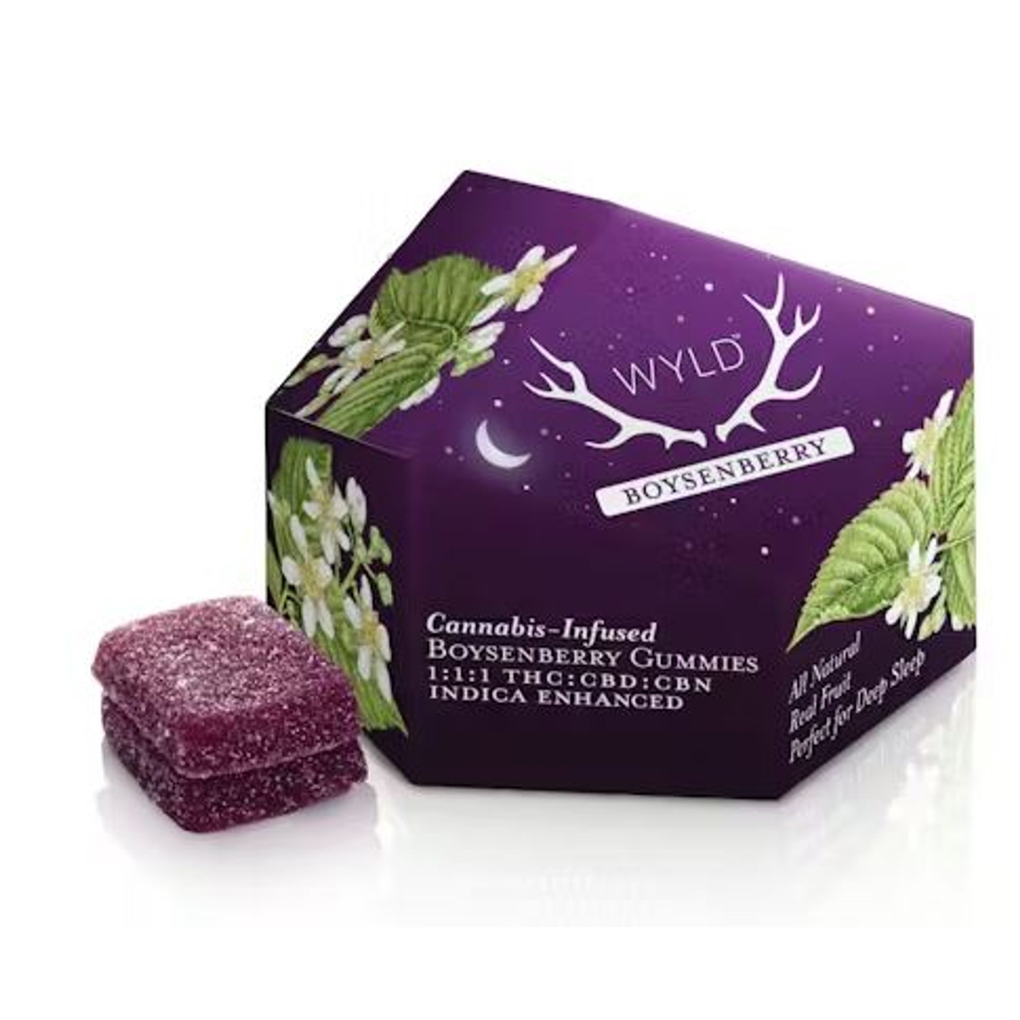 WYLD - CBN GUMMY - 1:1:1 BOYSENBERRY - 300MG