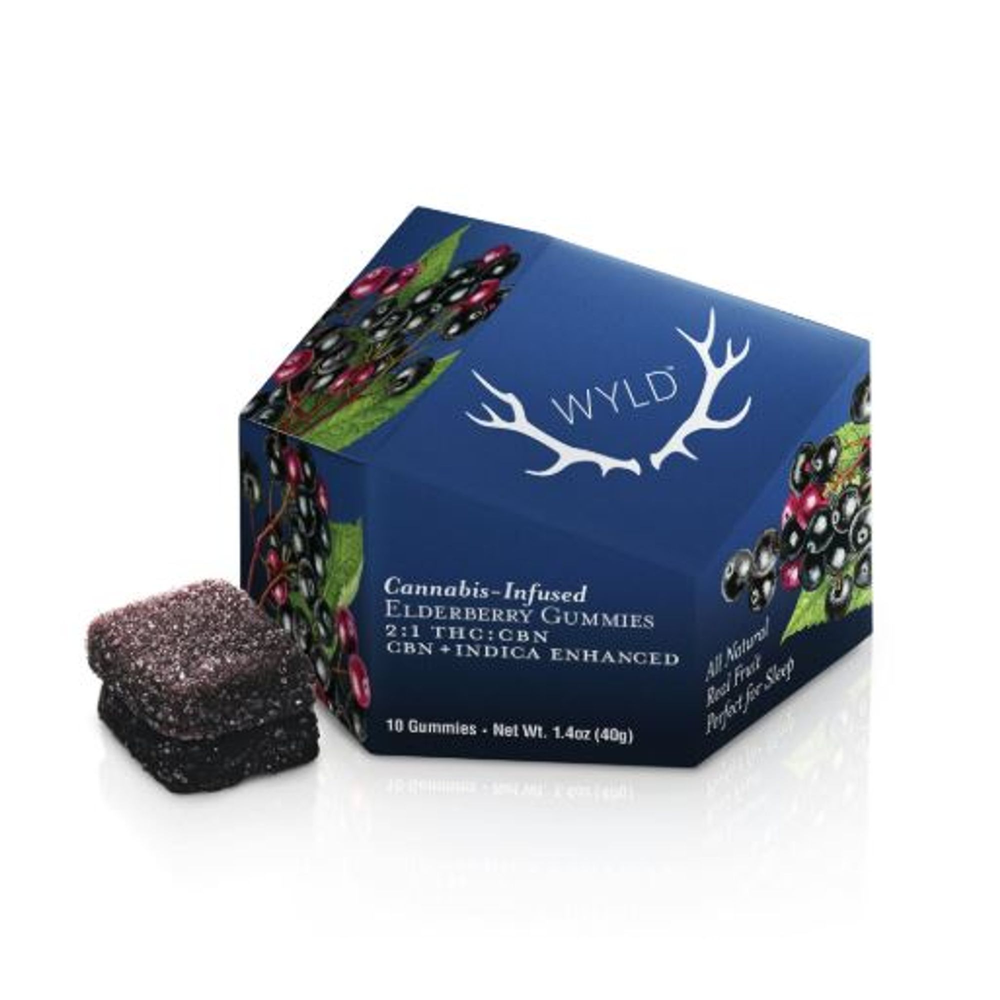 WYLD - CBN GUMMY - 2:1 ELDERBERRY - 150MG