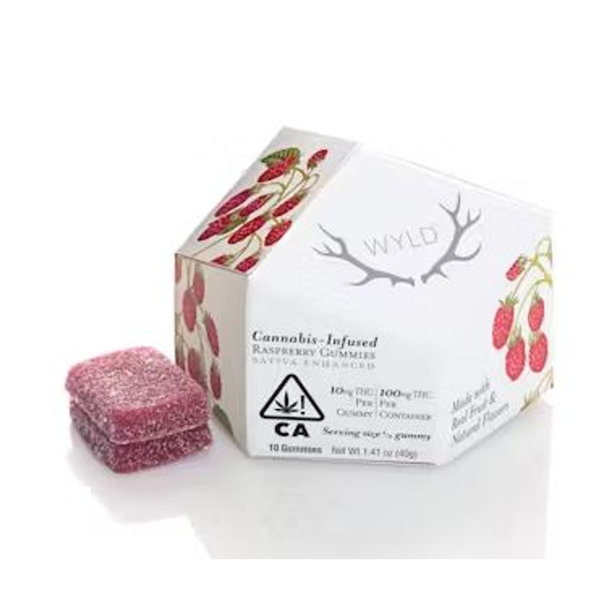WYLD - THC GUMMY - RASPBERRY - 100MG
